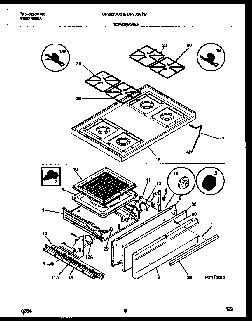 05 - COOKTOP AND BROILER DRAWER PARTS