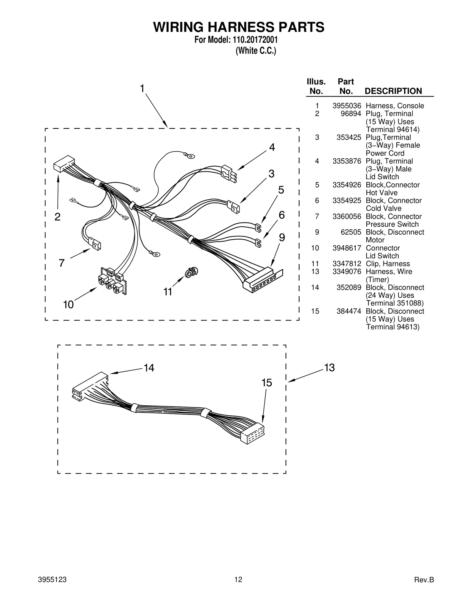 WIRING HARNESS PARTS
