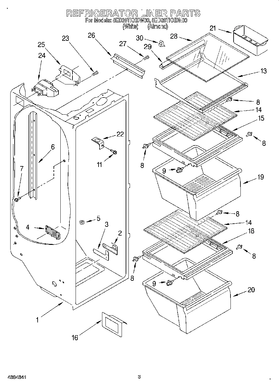 02 - REFRIGERATOR LINER