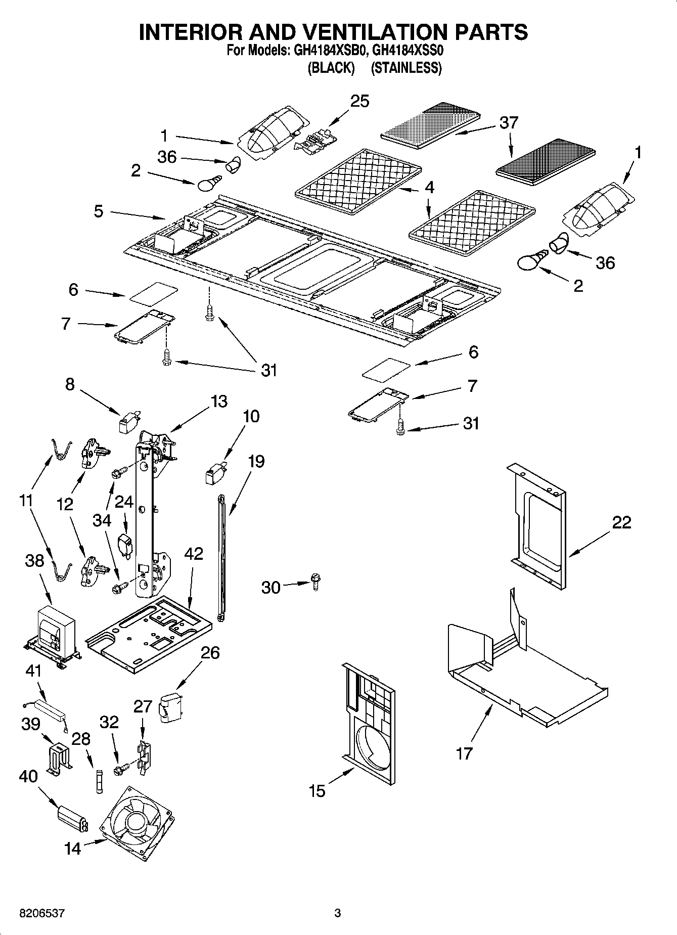 03 - INTERIOR AND VENTILATION PARTS