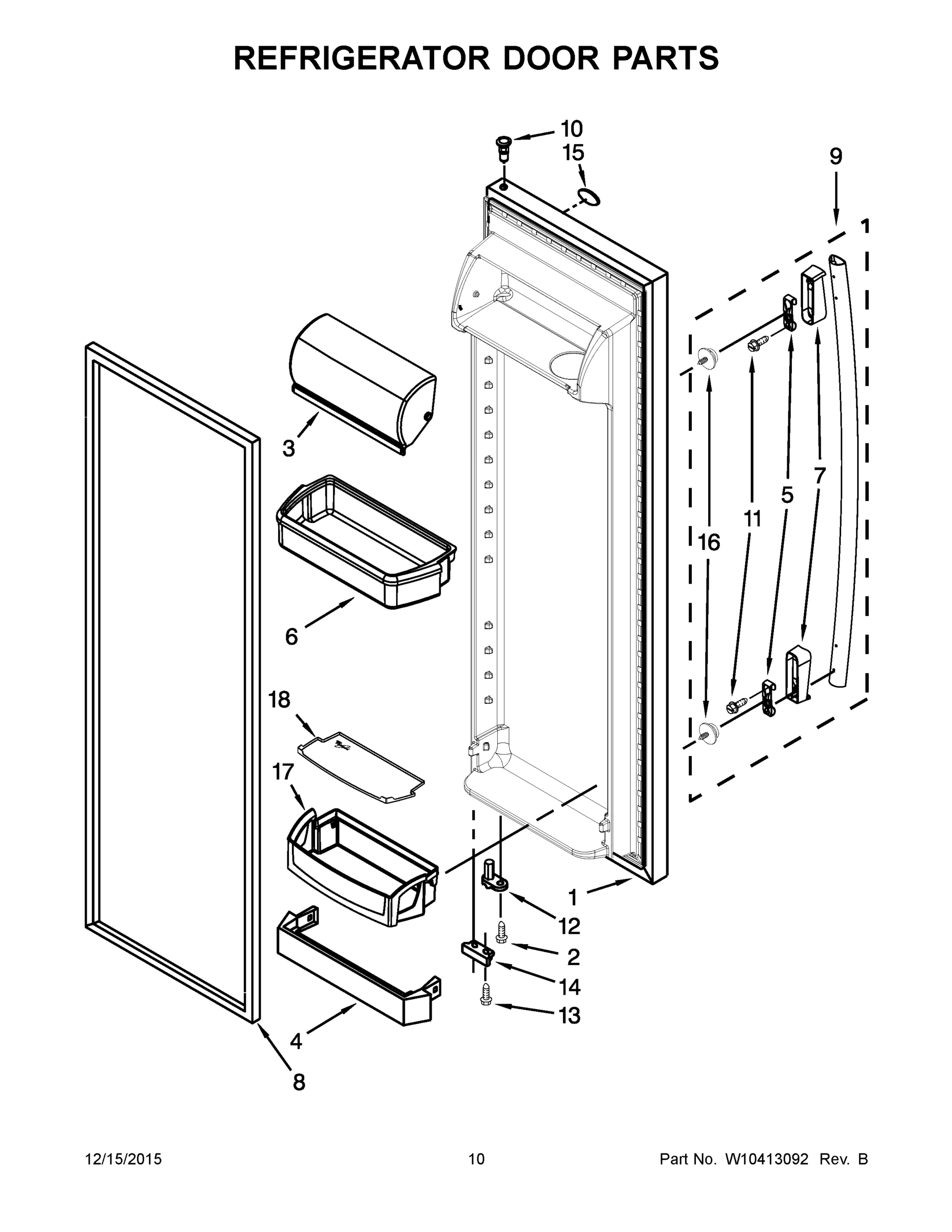 06 - REFRIGERATOR DOOR PARTS
