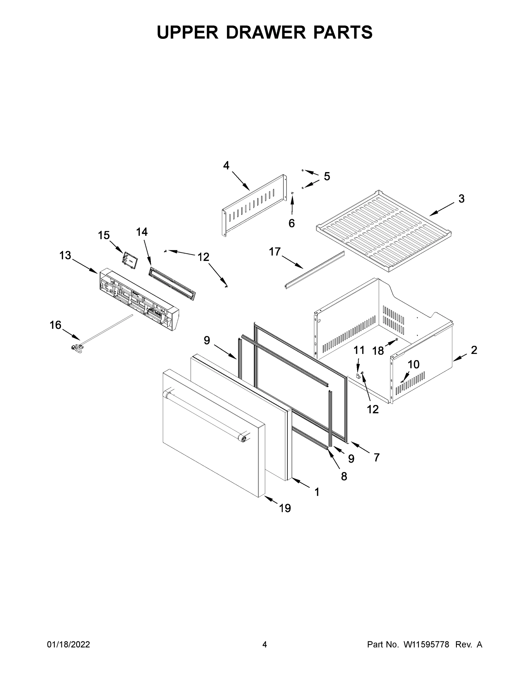 03 - UPPER DRAWER PARTS