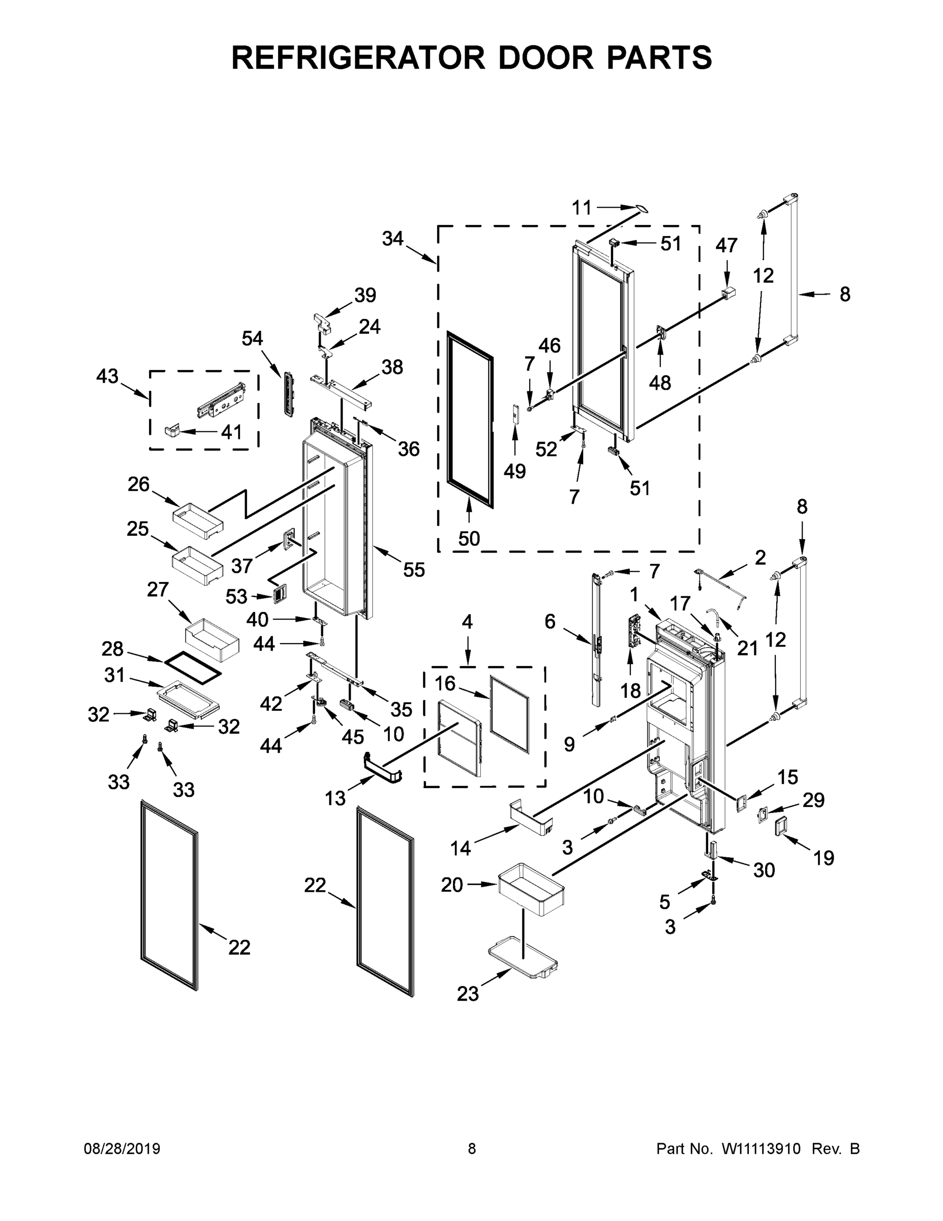 05 - REFRIGERATOR DOOR PARTS