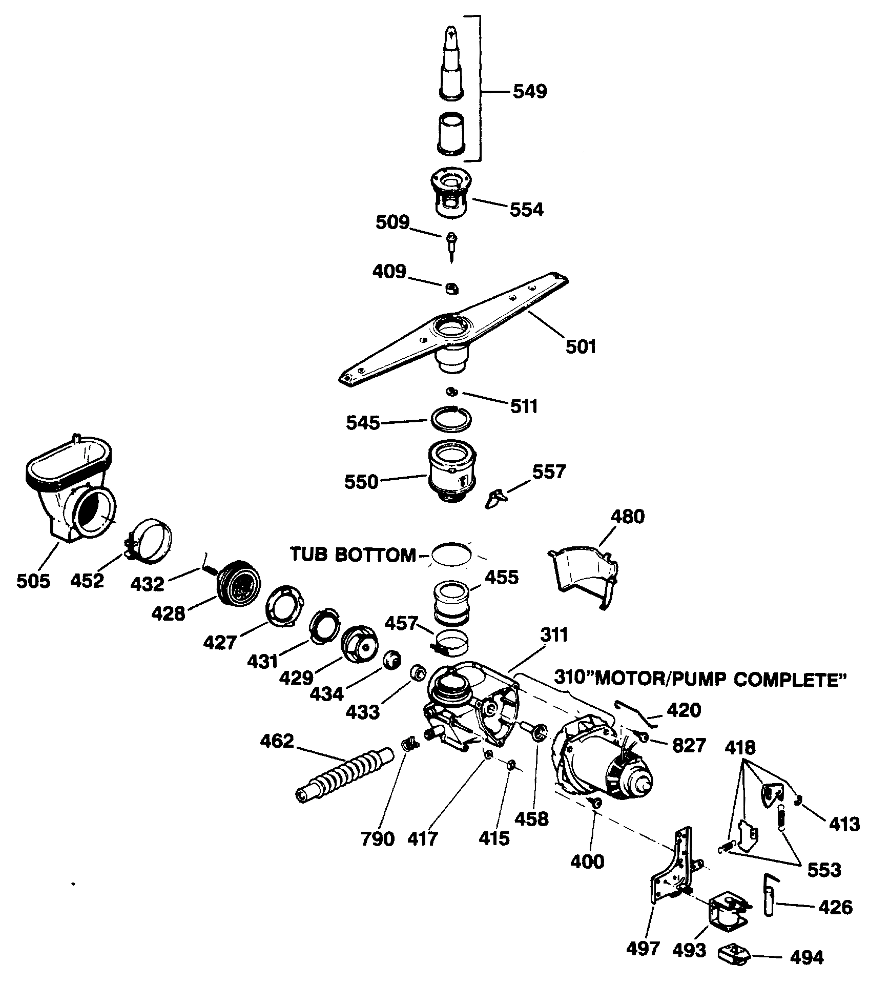 MOTOR-PUMP MECHANISM