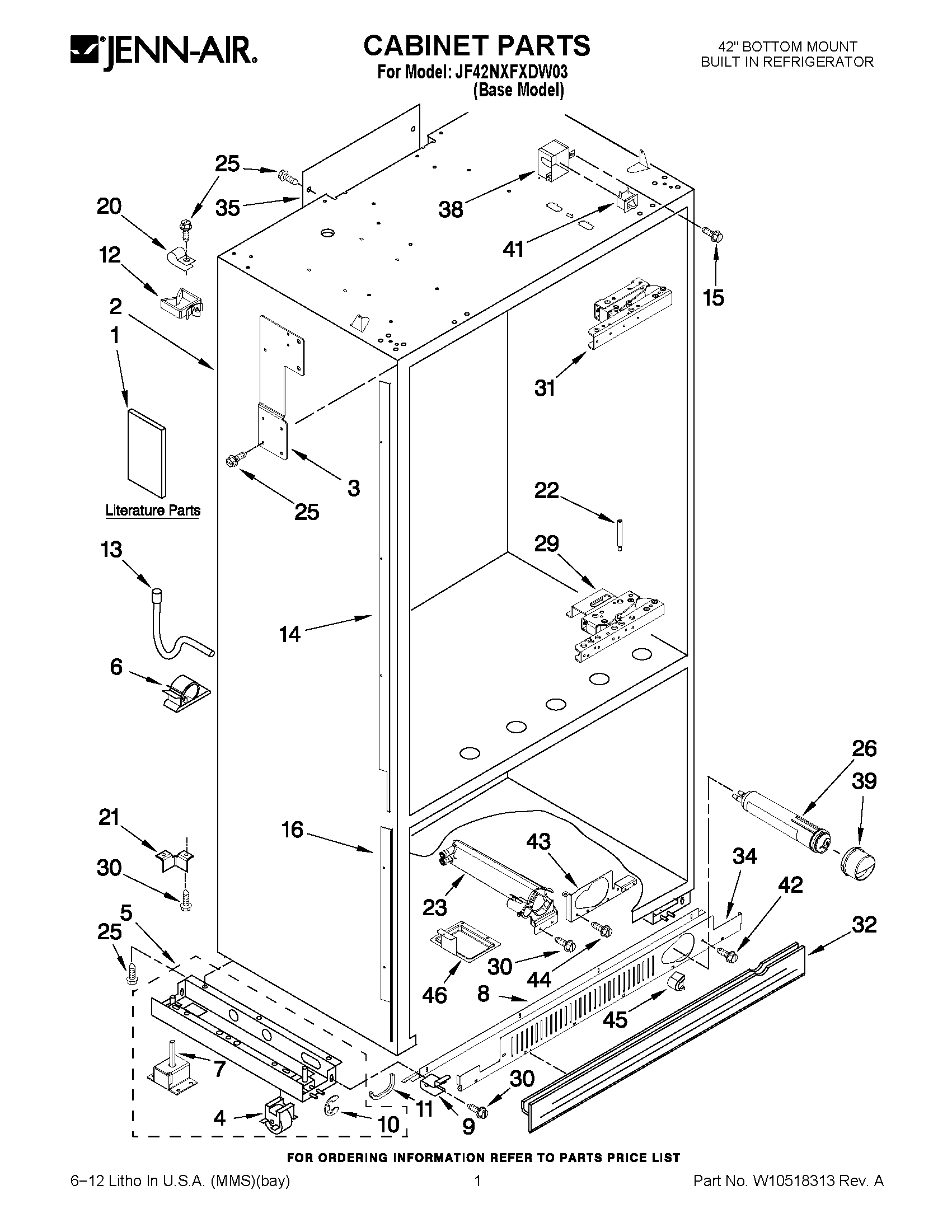01 - CABINET PARTS