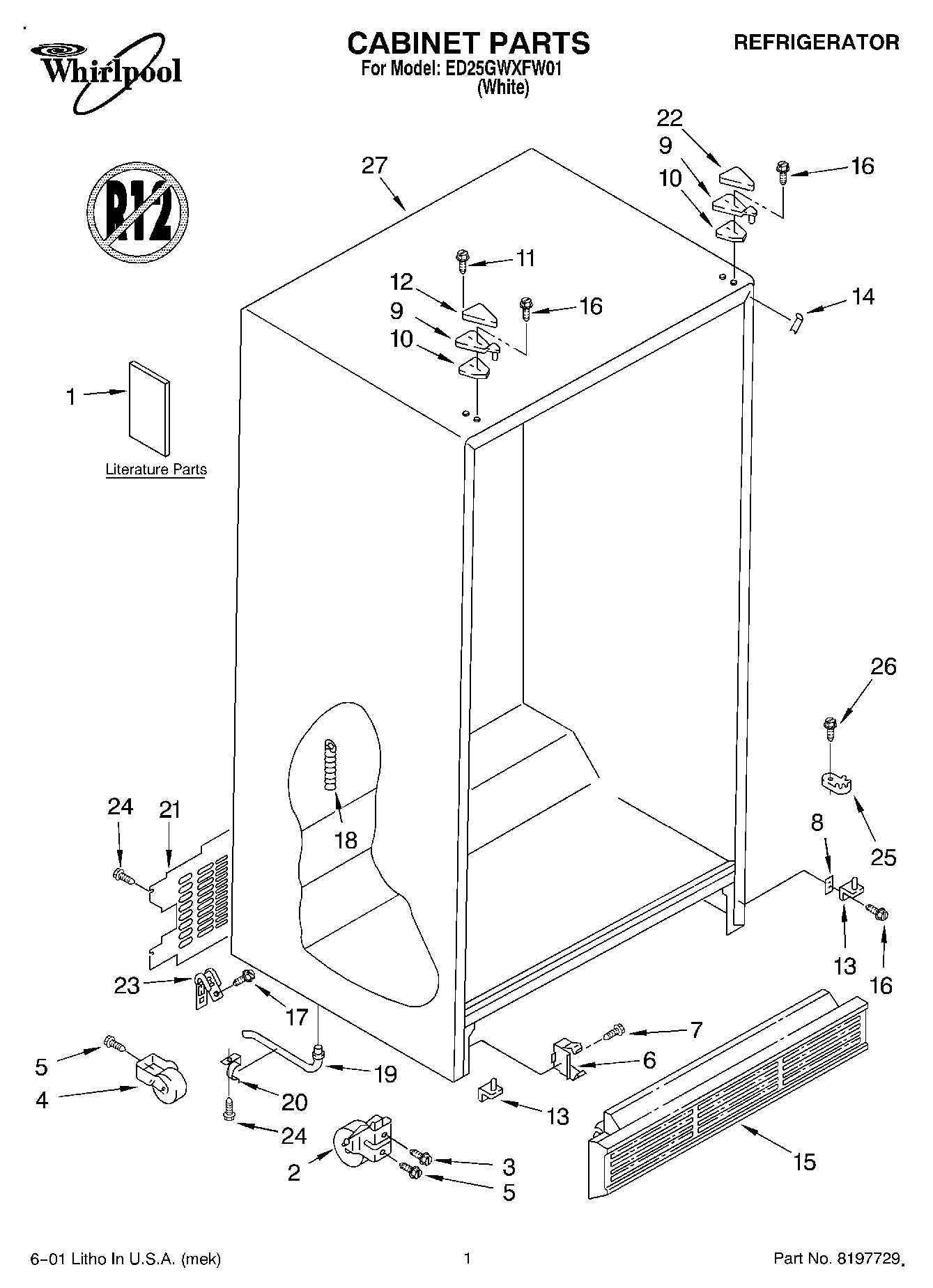 01 - CABINET, LITERATURE
