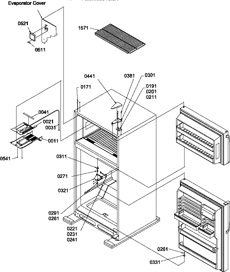 03 - DOOR HINGES AND FZ SHELF
