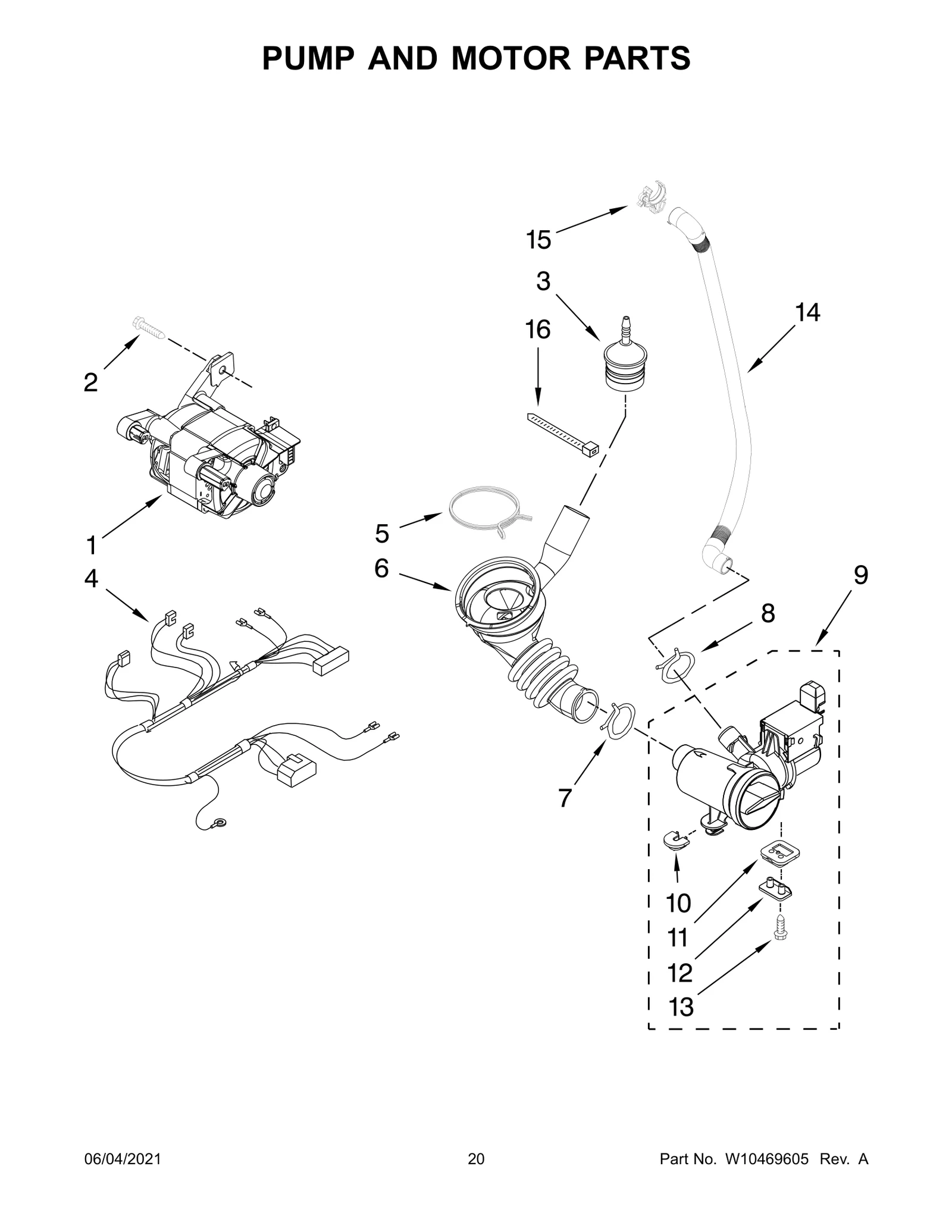 PUMP AND MOTOR PARTS