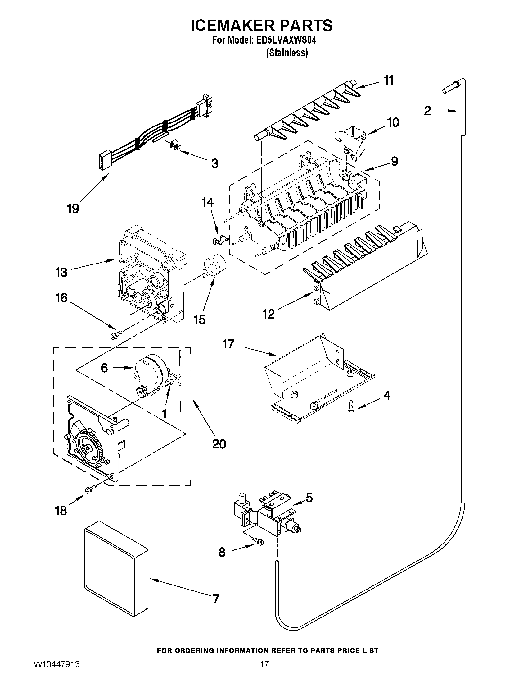 11 - ICEMAKER PARTS