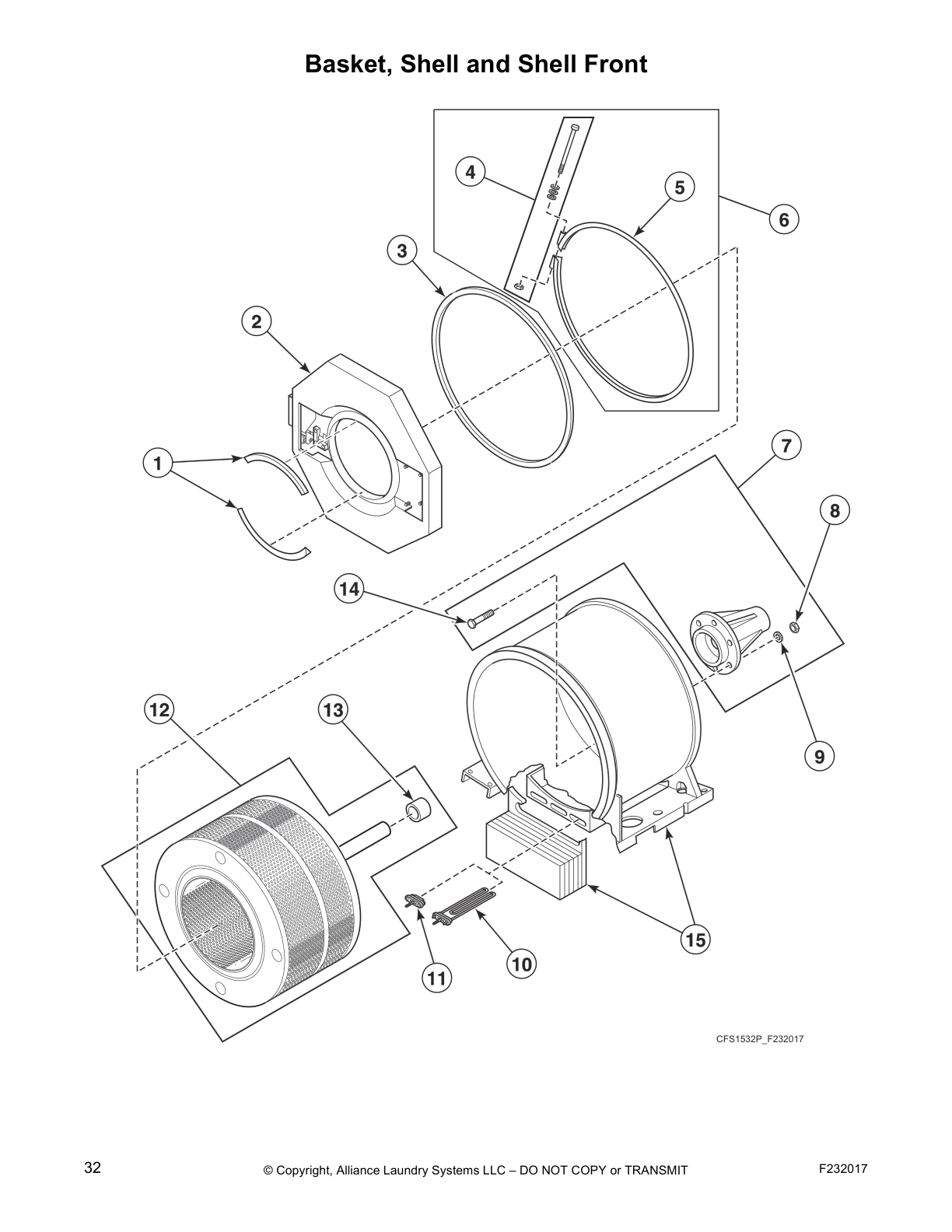 Basket, Shell and Shell Front