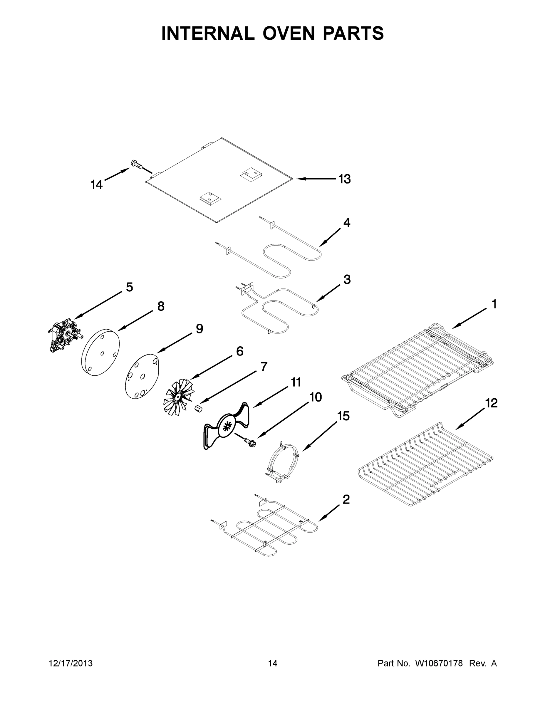 08 - INTERNAL OVEN PARTS