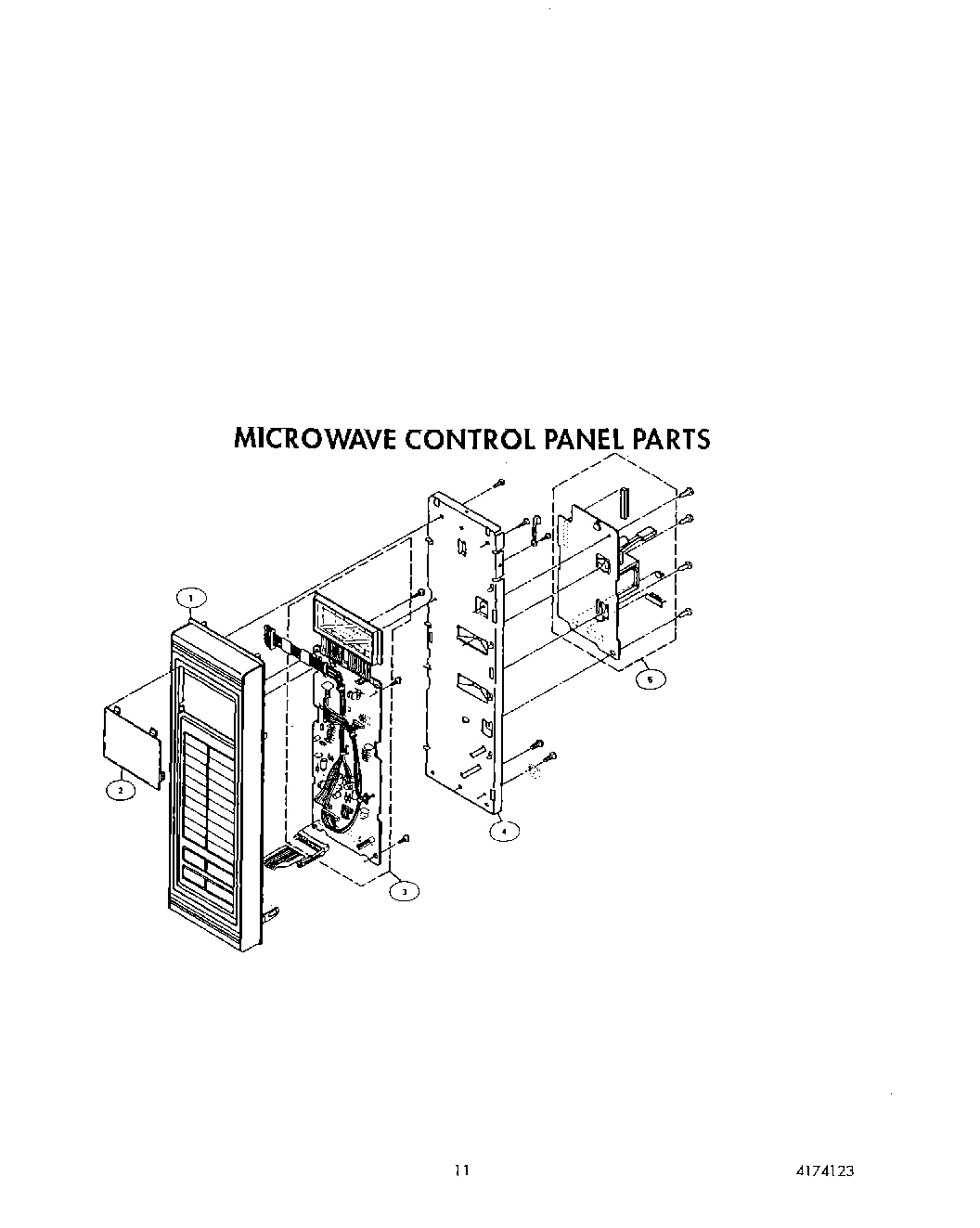 10 - MICROWAVE CONTROL PANEL