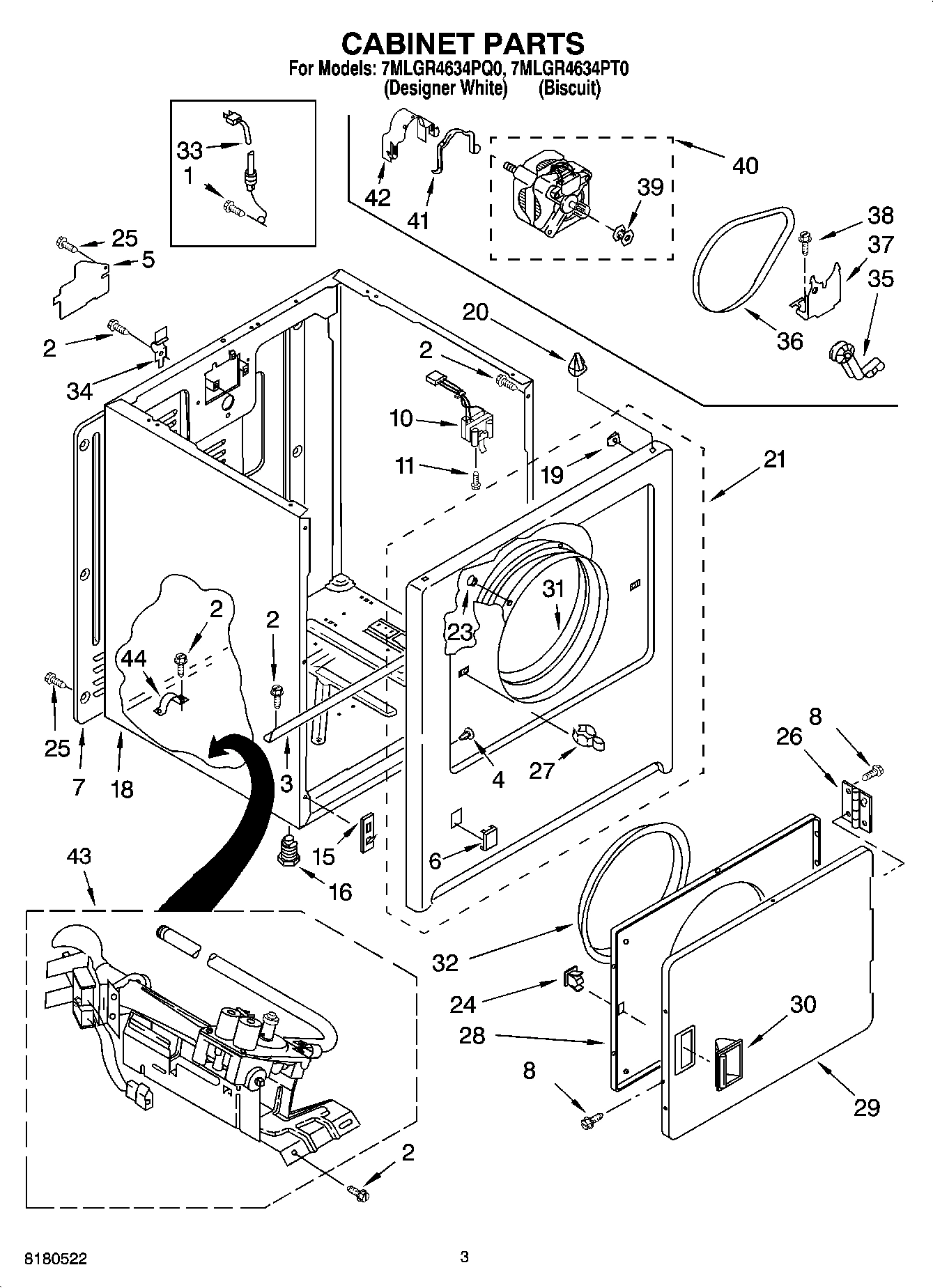 02 - CABINET PARTS