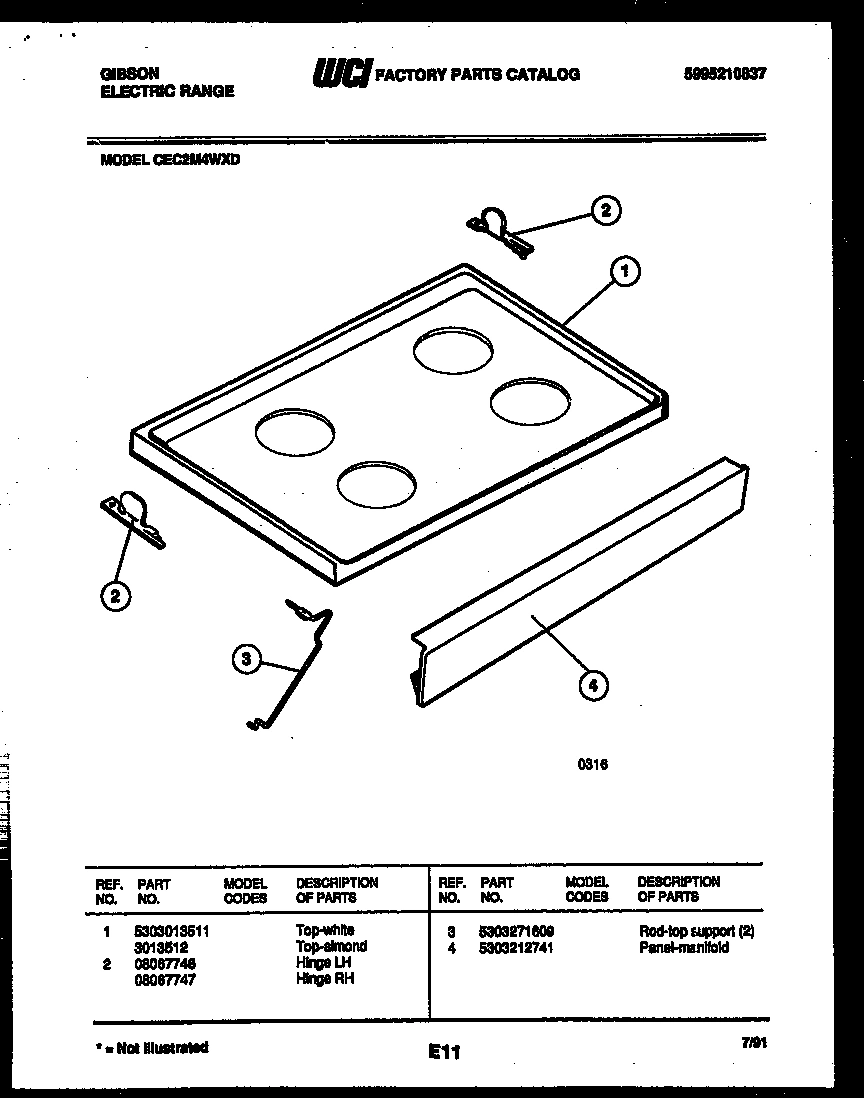 07 - COOKTOP PARTS