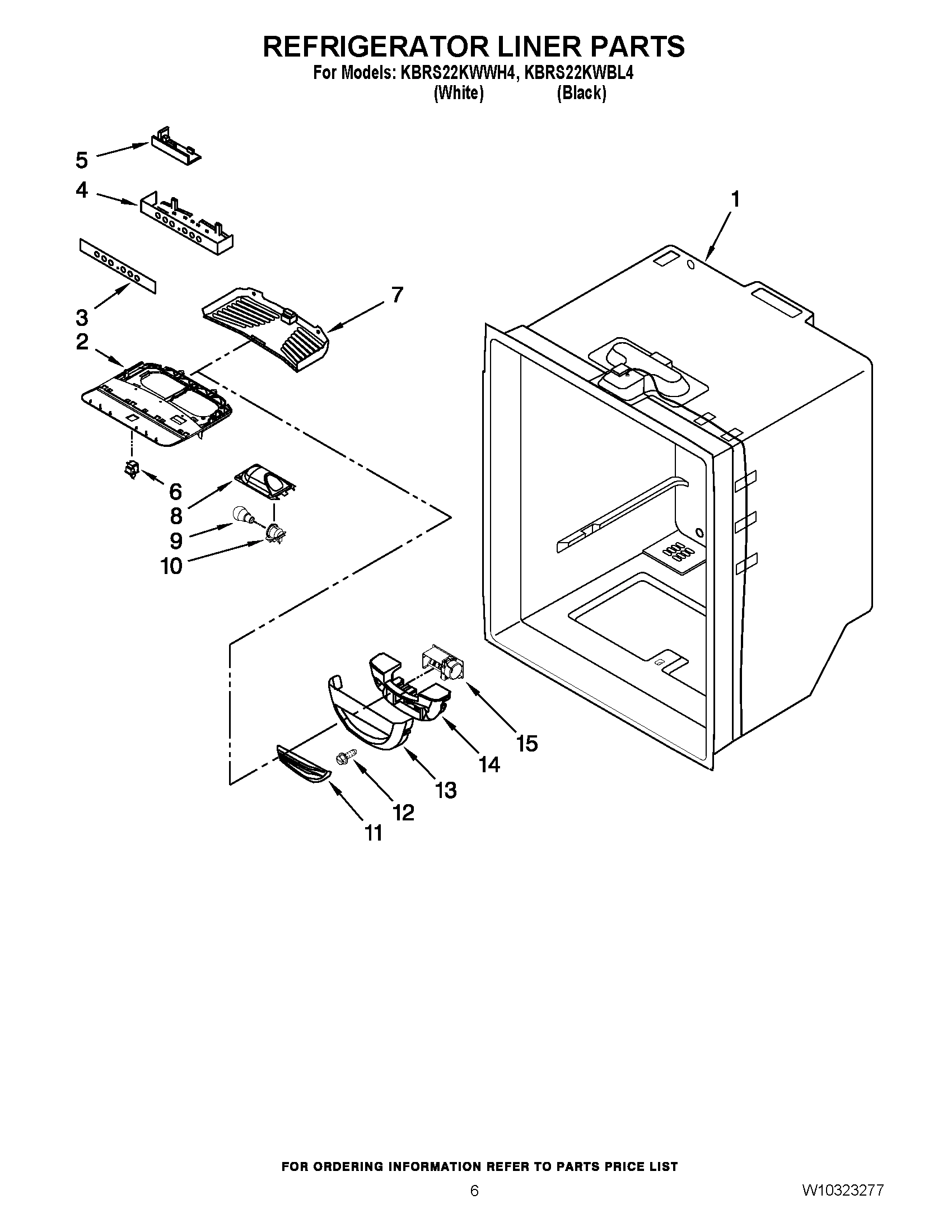 04 - REFRIGERATOR LINER PARTS