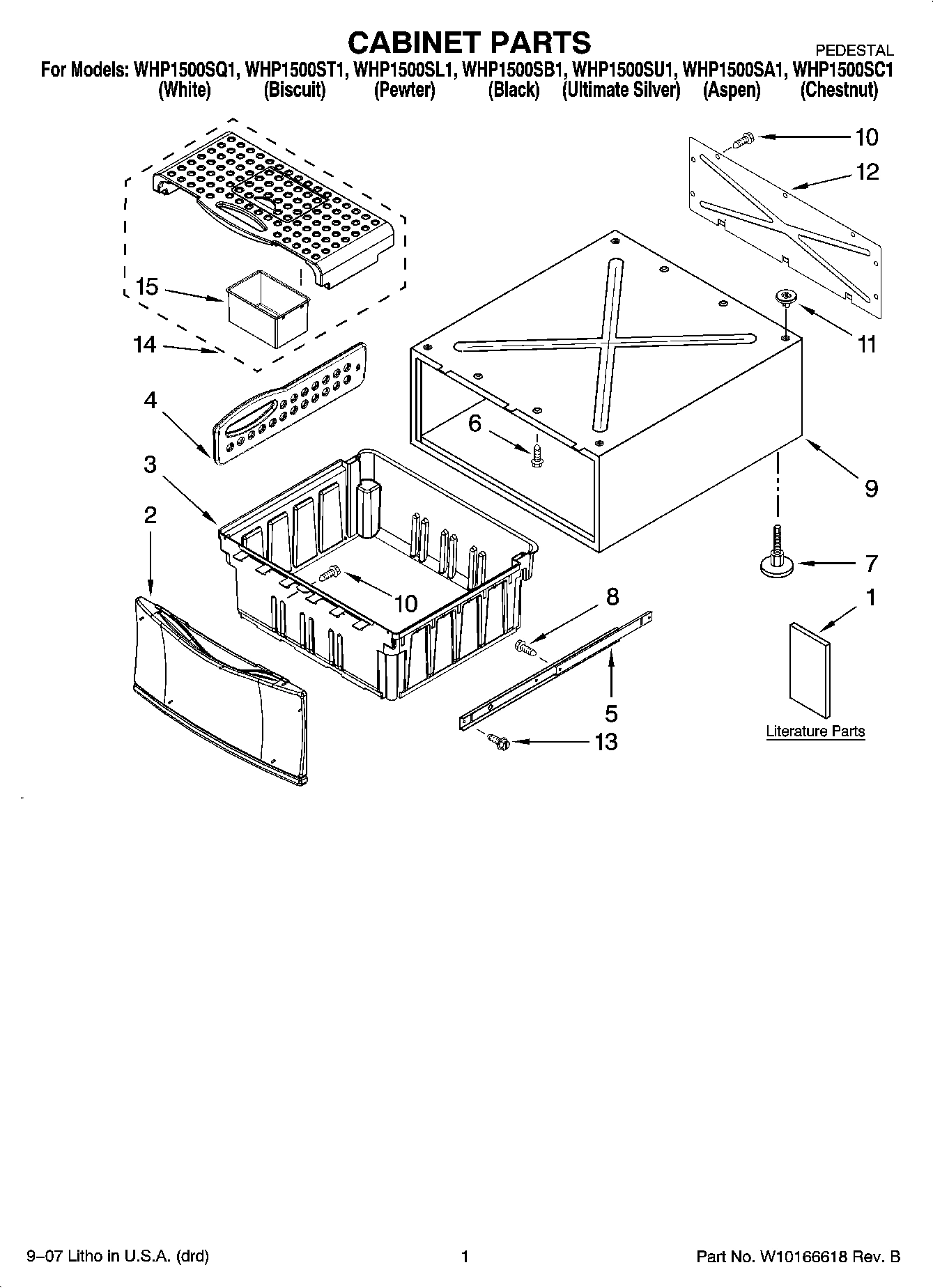 01 - CABINET PARTS