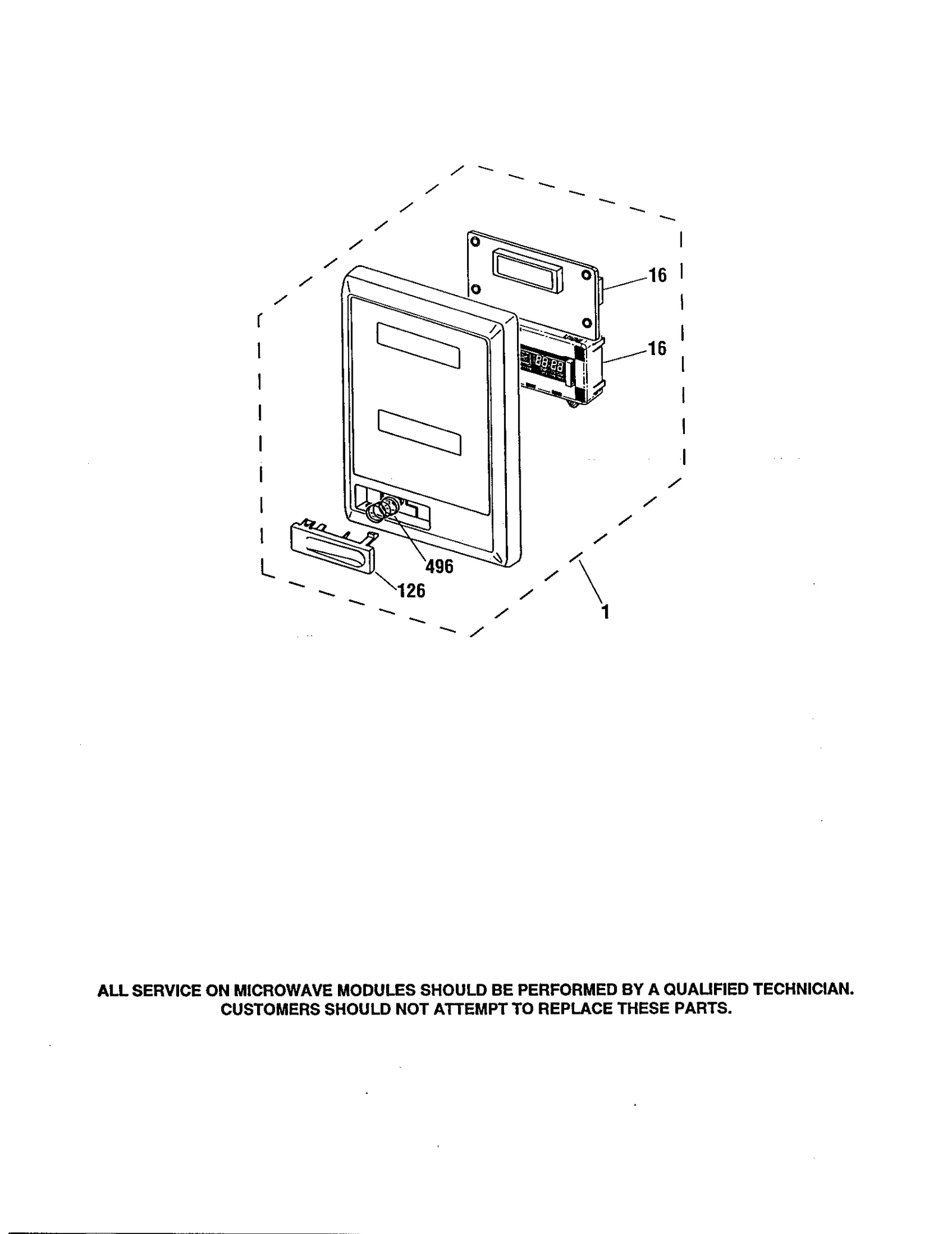MICROWAVE CONTROL PANEL