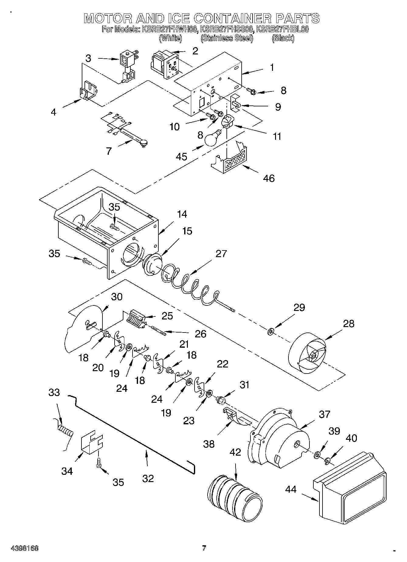05 - MOTOR AND ICE CONTAINER