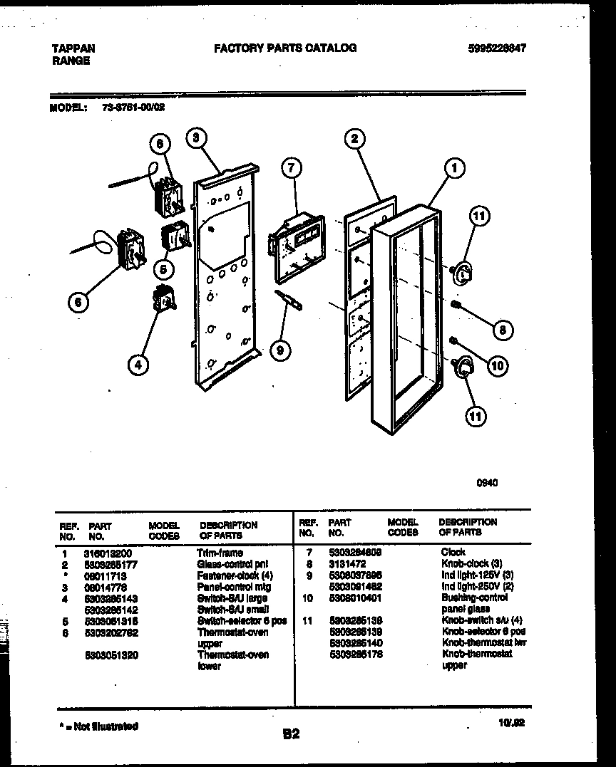 06 - LOWER OVEN DOOR PARTS