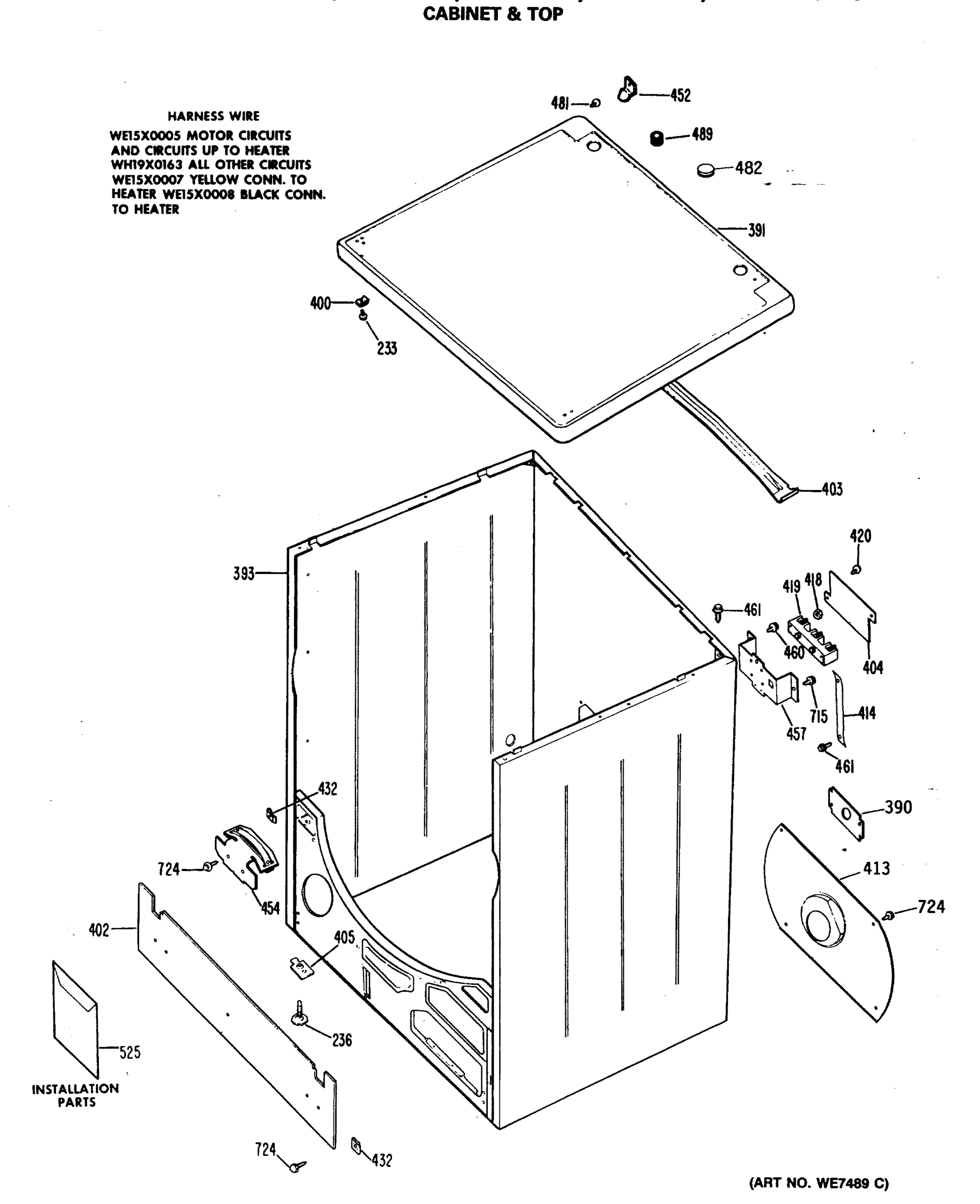 CABINET & TOP