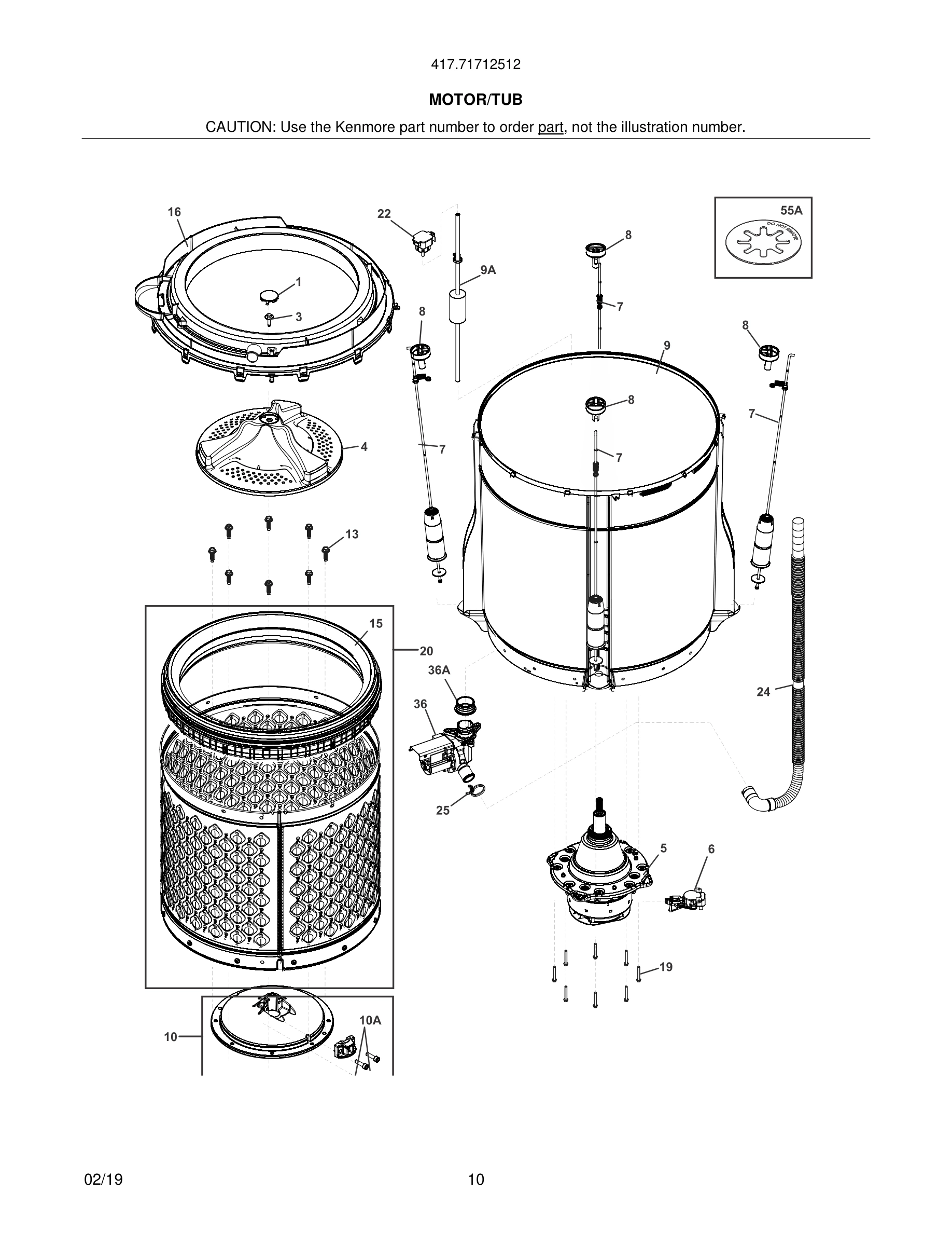 11 - MOTOR/TUB