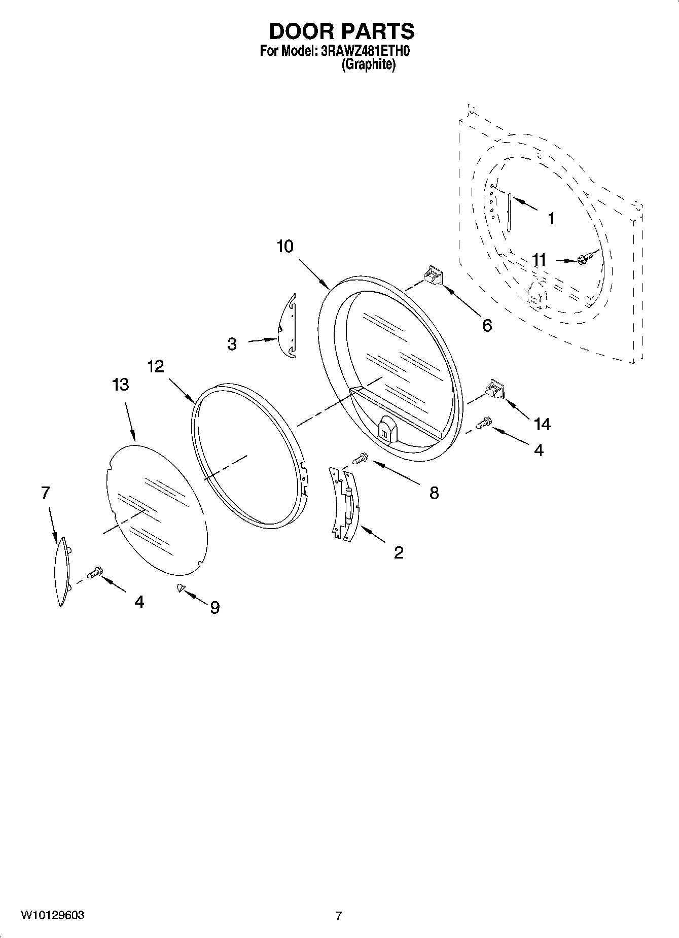 04 - DOOR PARTS, OPTIONAL PARTS (NOT INCLUDED)