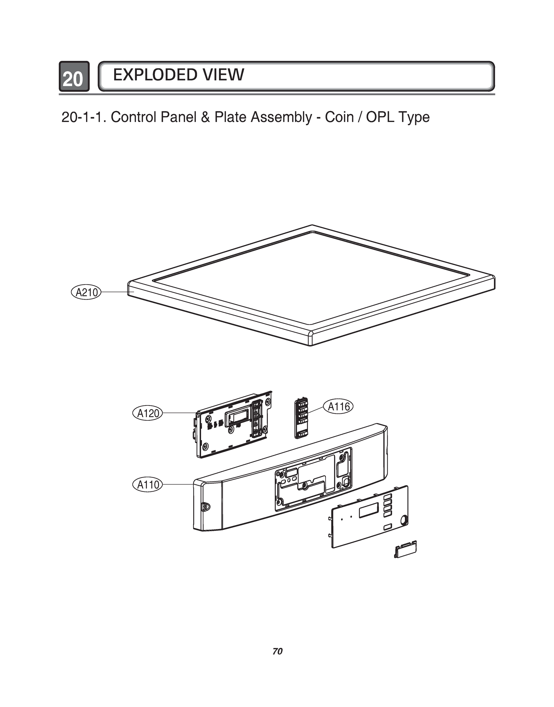 CONTROL PANEL & PLATE ASSEMBLY