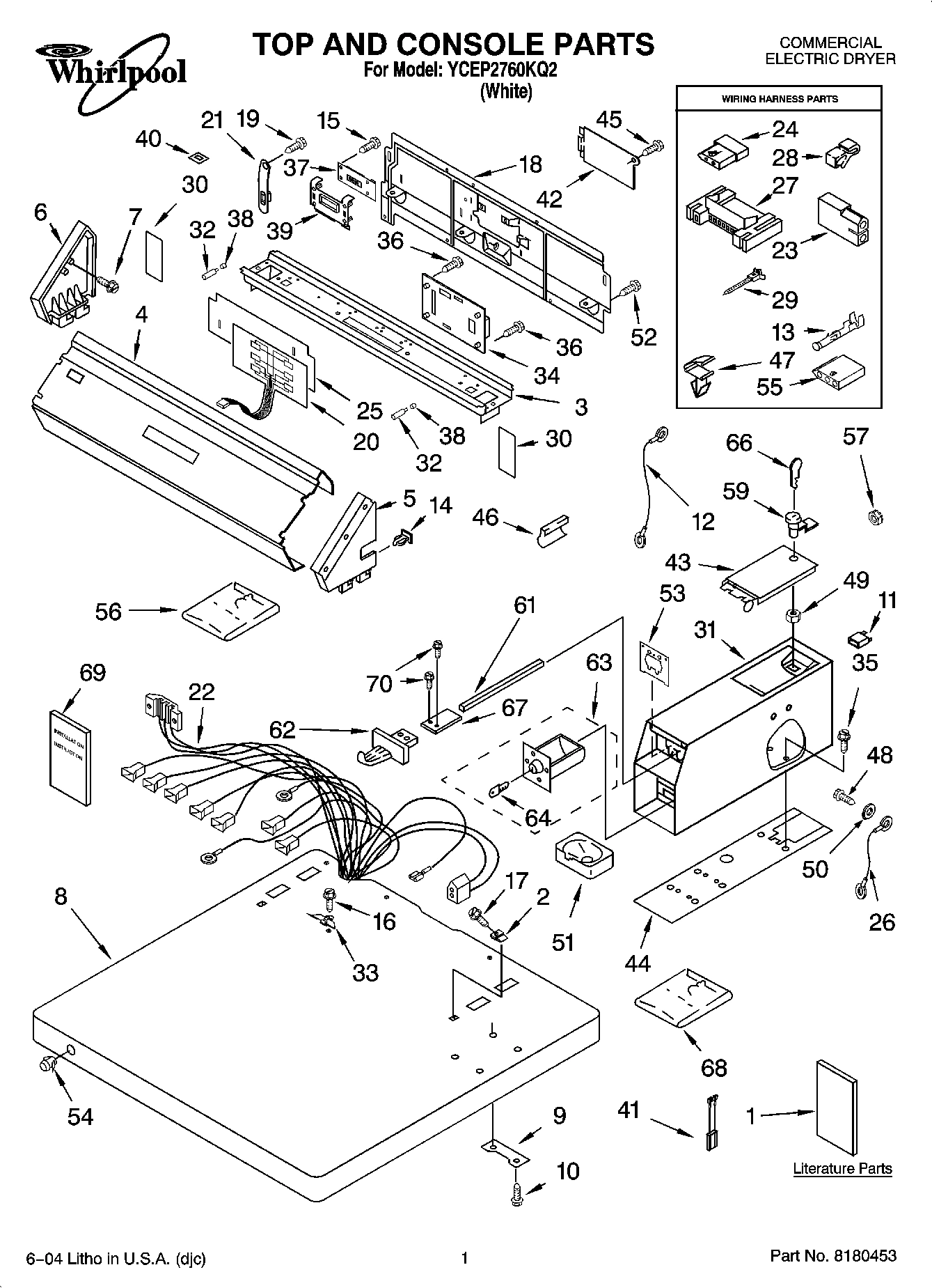 01 - TOP AND CONSOLE PARTS