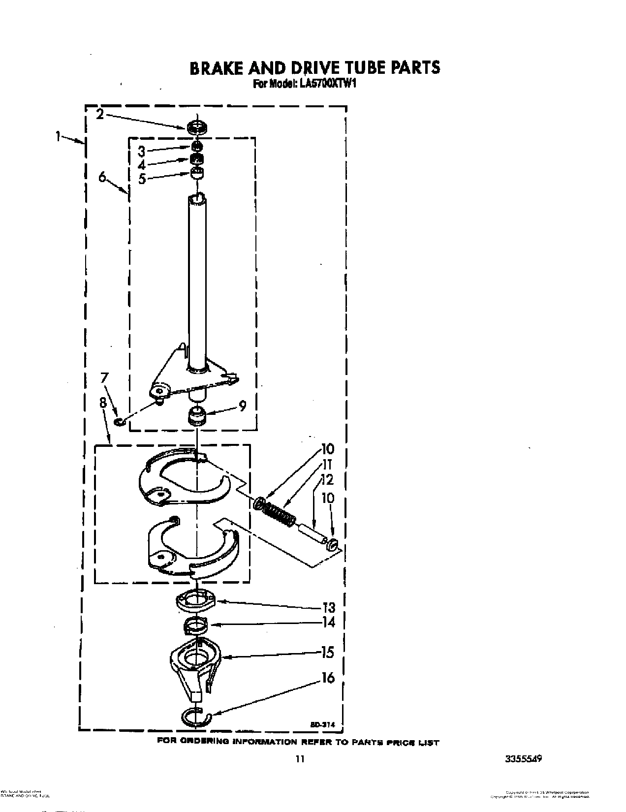 09 - BRAKE AND DRIVE TUBE