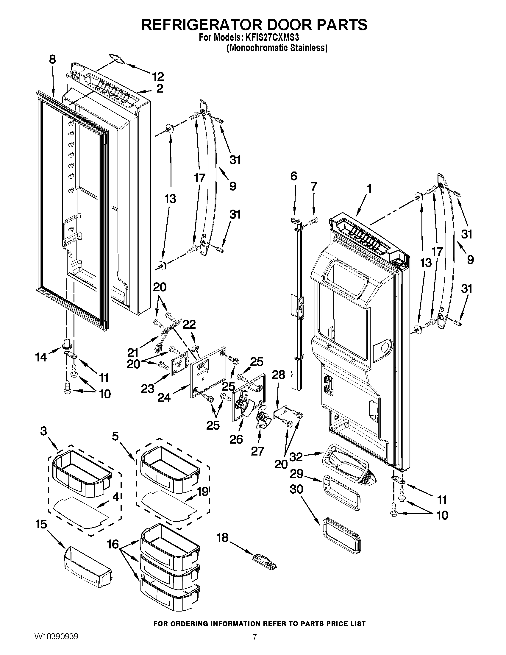 04 - REFRIGERATOR DOOR PARTS