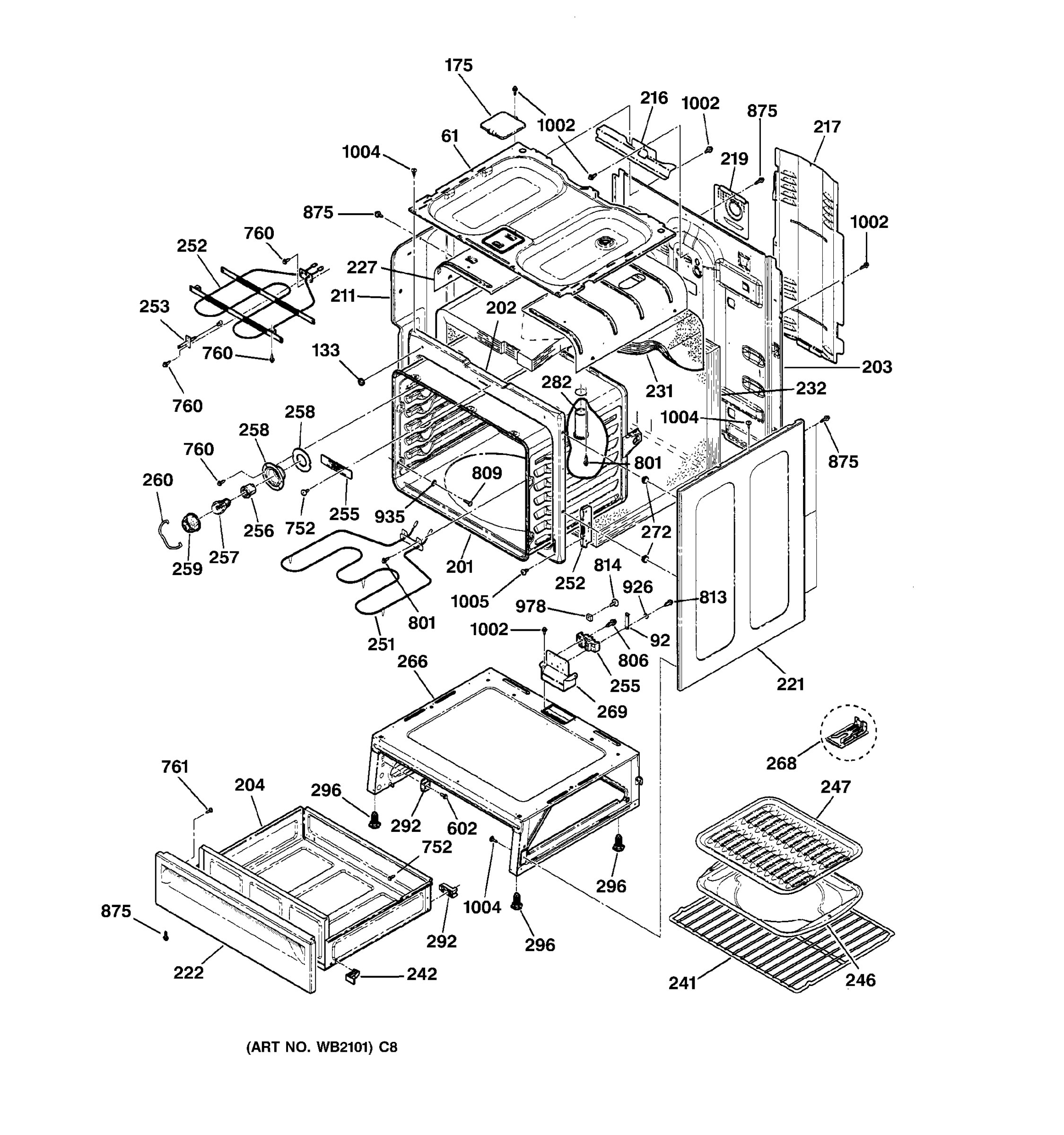 BODY & DRAWER PARTS