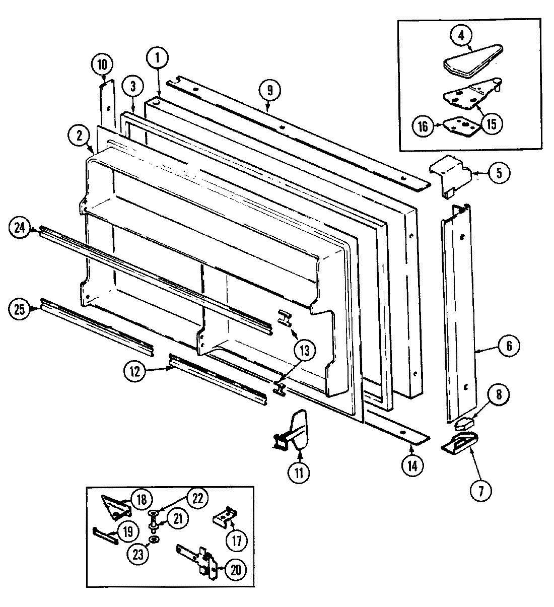 02 - FREEZER DOOR