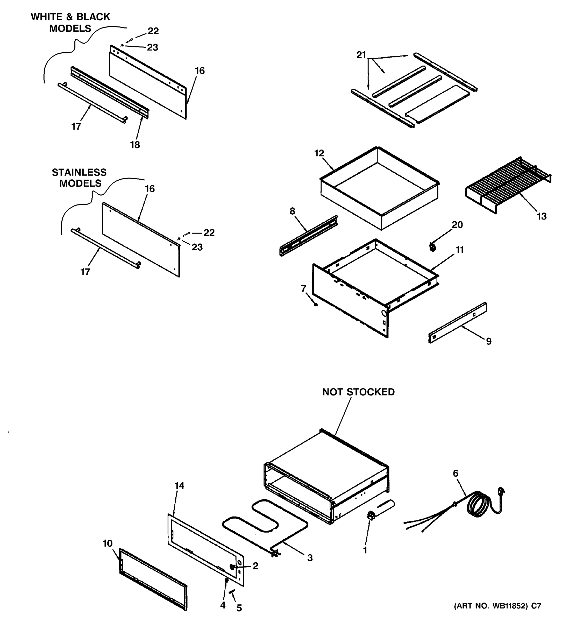 WARMING DRAWER ASSEMBLY