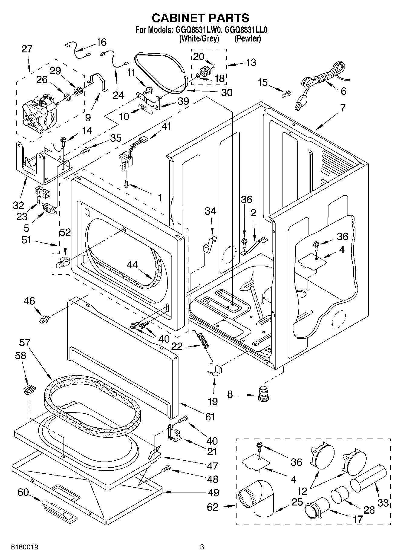 02 - CABINET PARTS