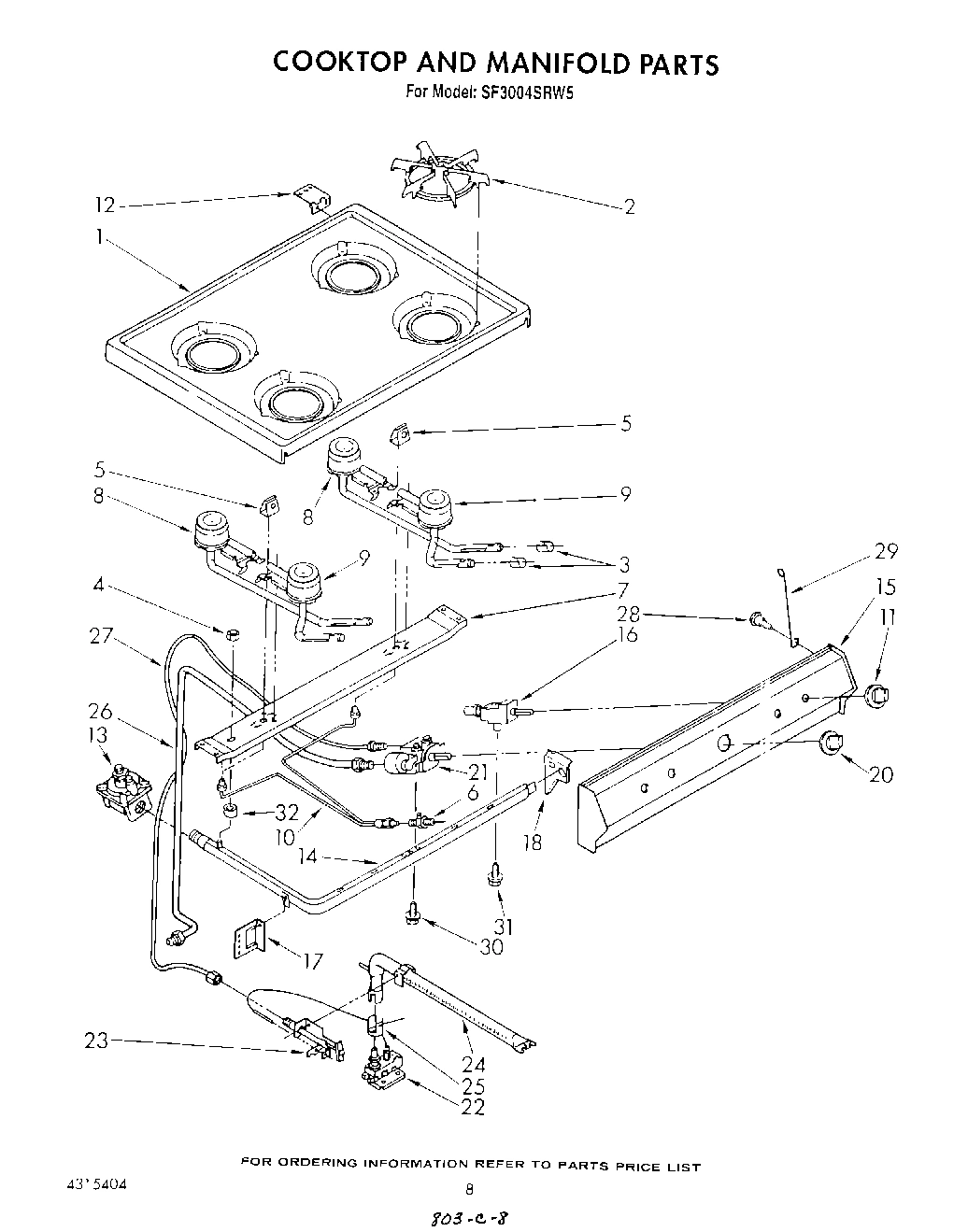 06 - COOK TOP AND MANIFOLD , LITERATURE