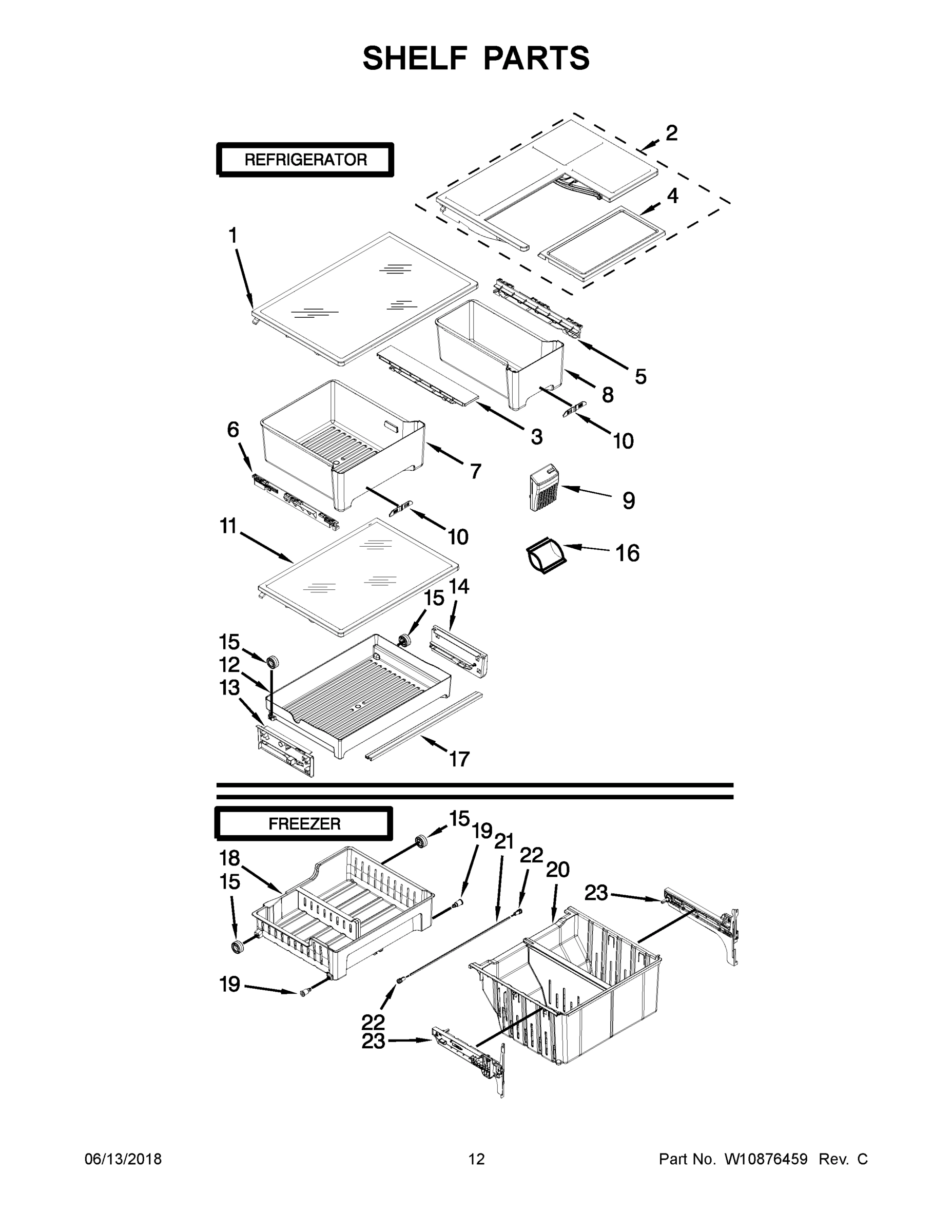 07 - SHELF PARTS