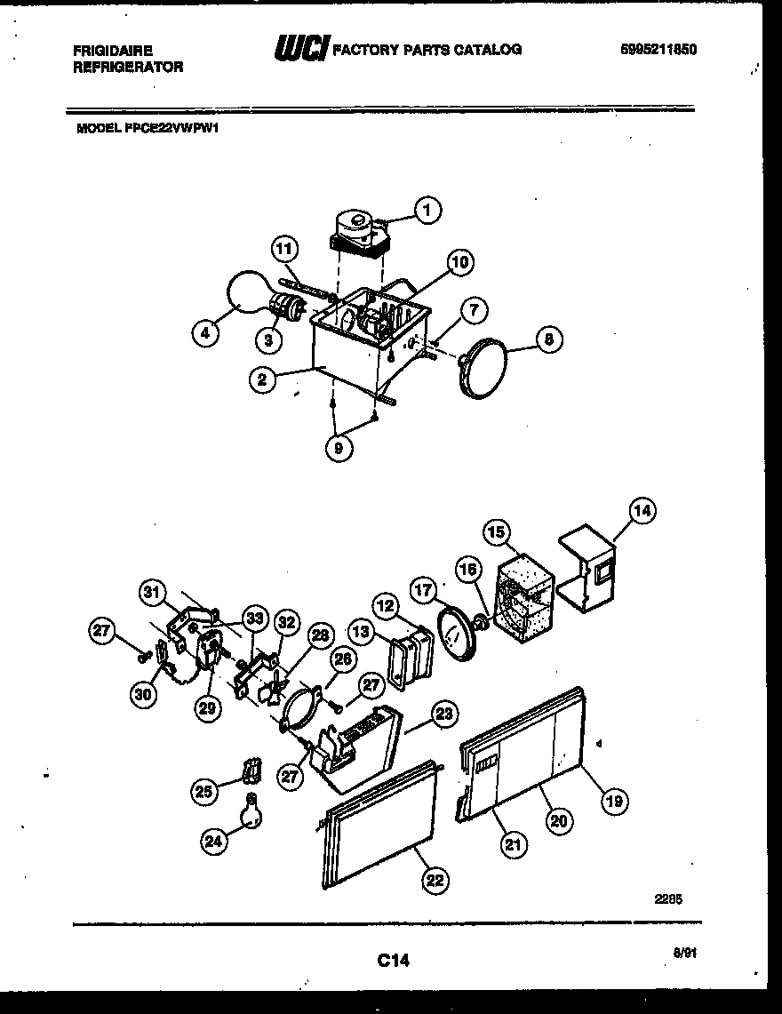 06 - REFRIGERATOR CONTROL ASSEMBLY, DAMP