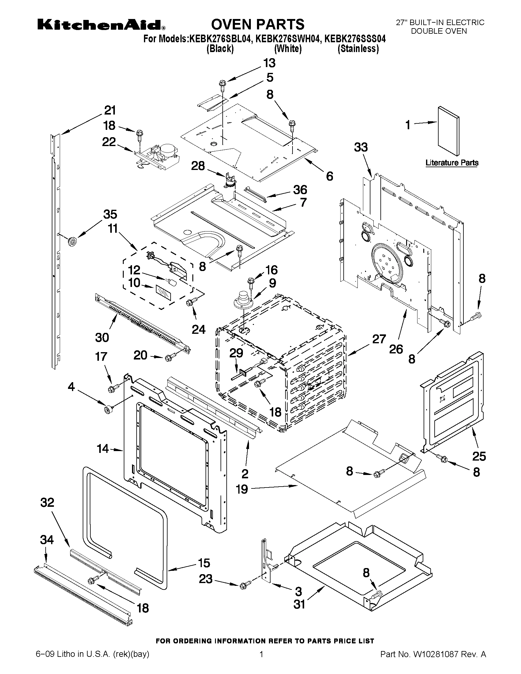 01 - OVEN PARTS