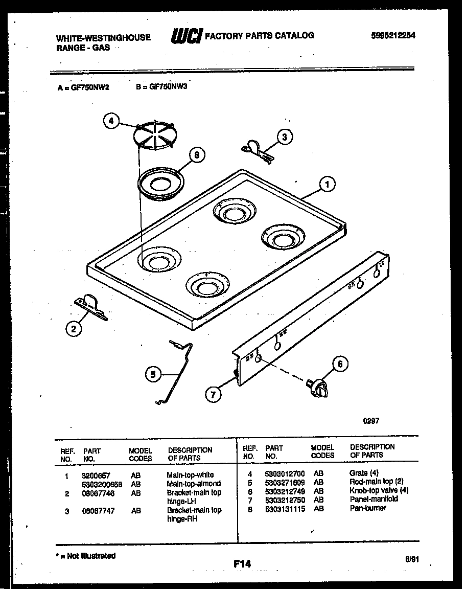 03 - COOKTOP PARTS