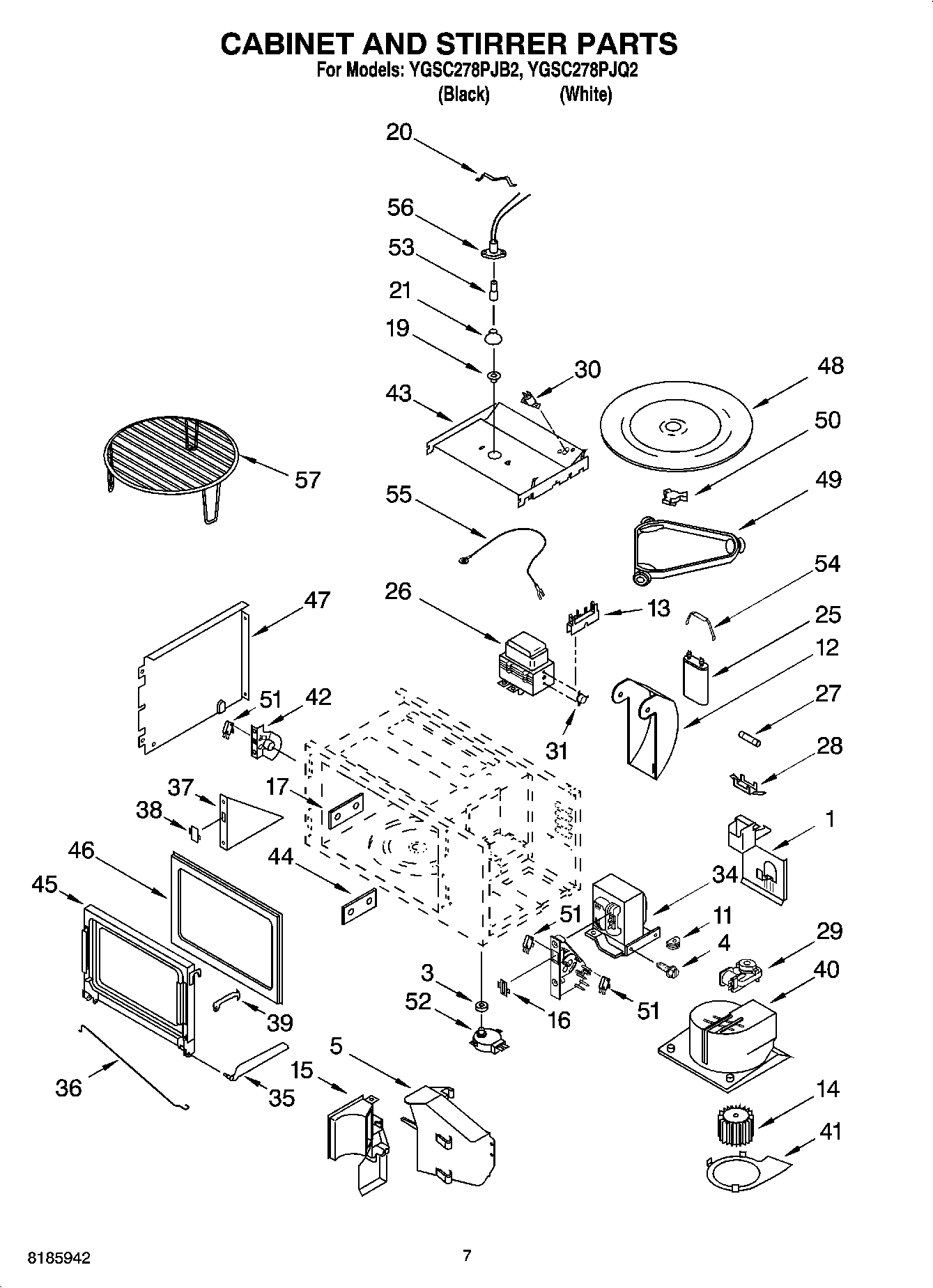 06 - CABINET AND STIRRER PARTS