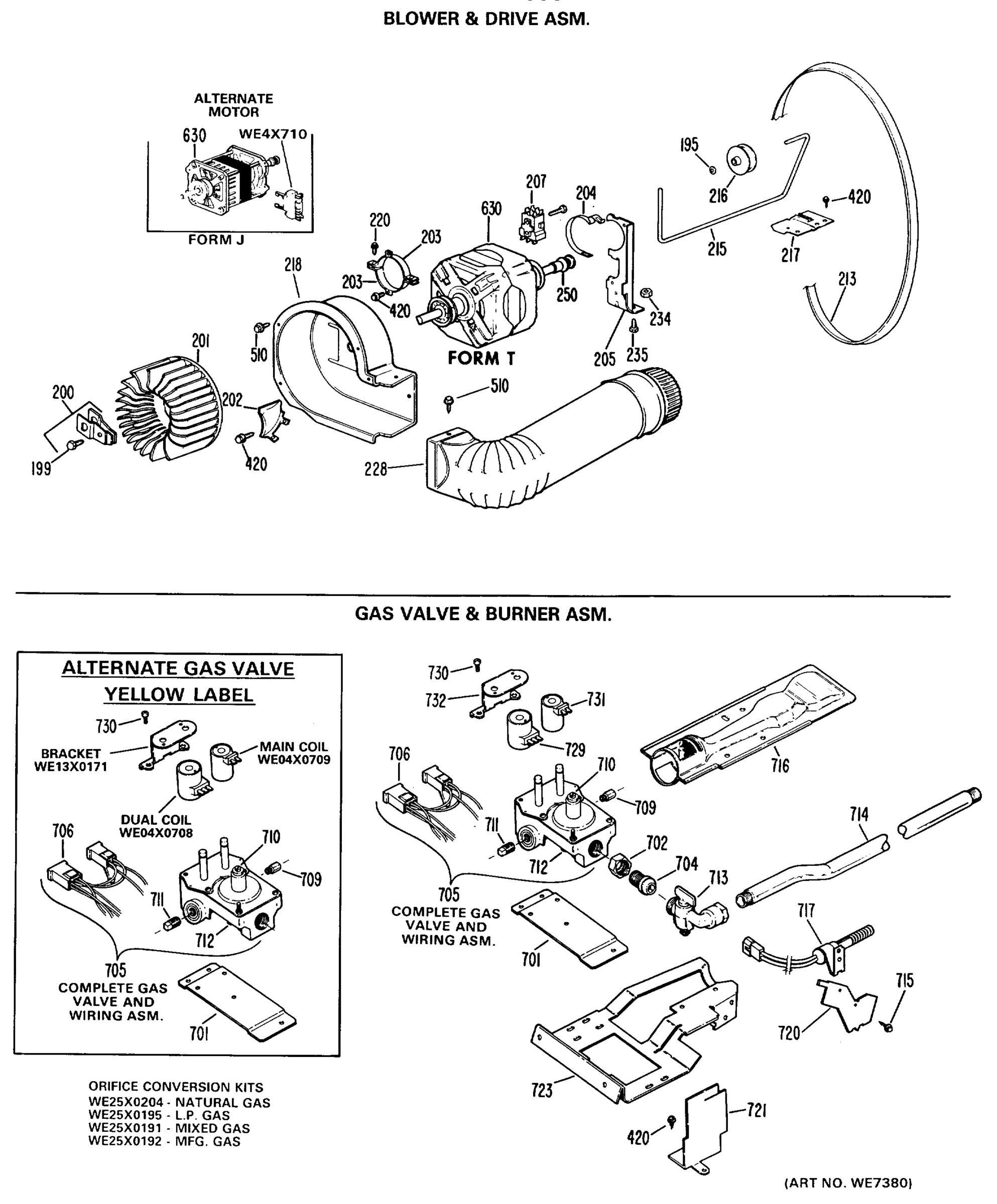 BLOWER &DRIVE ASM.