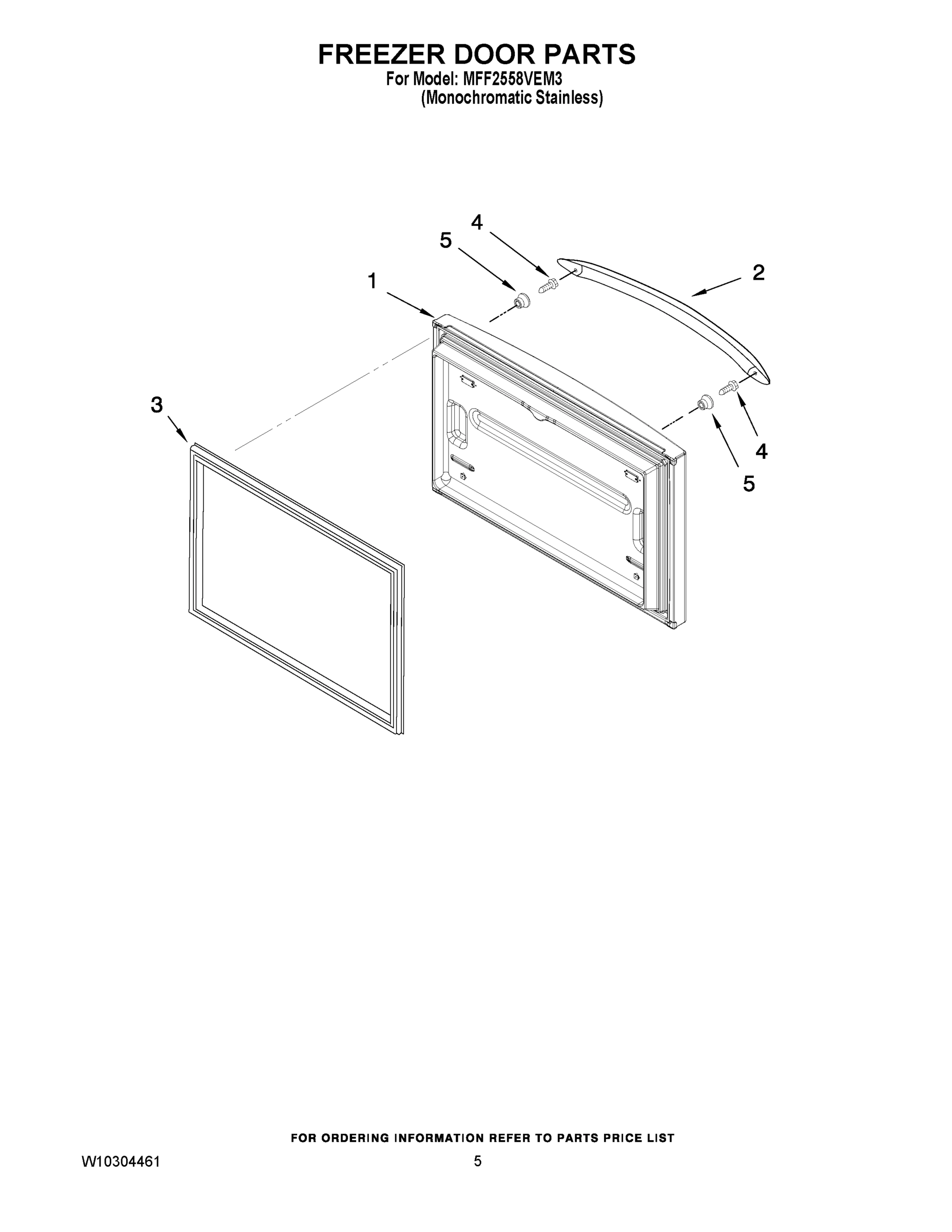 03 - FREEZER DOOR PARTS