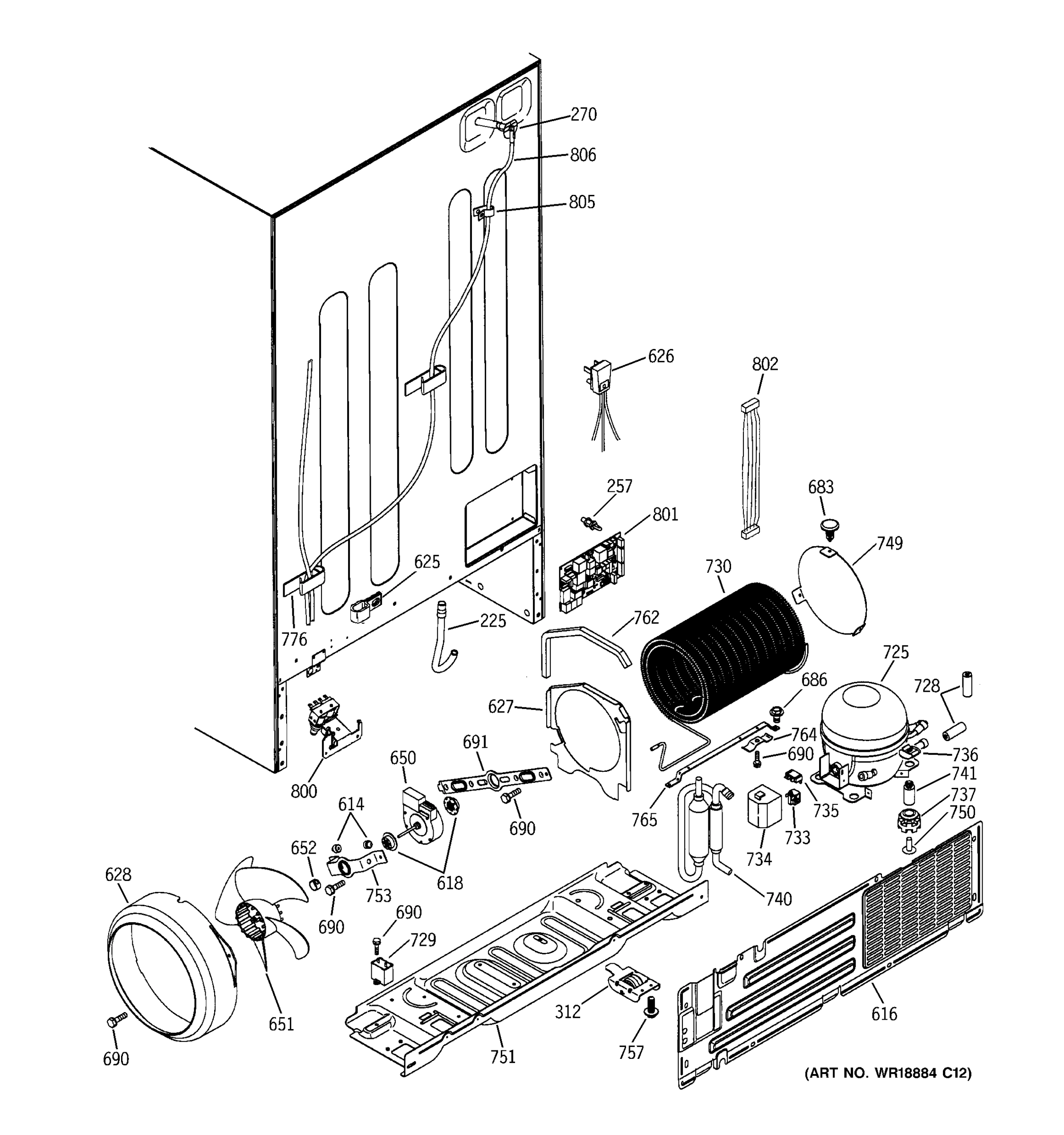 SEALED SYSTEM & MOTHER BOARD