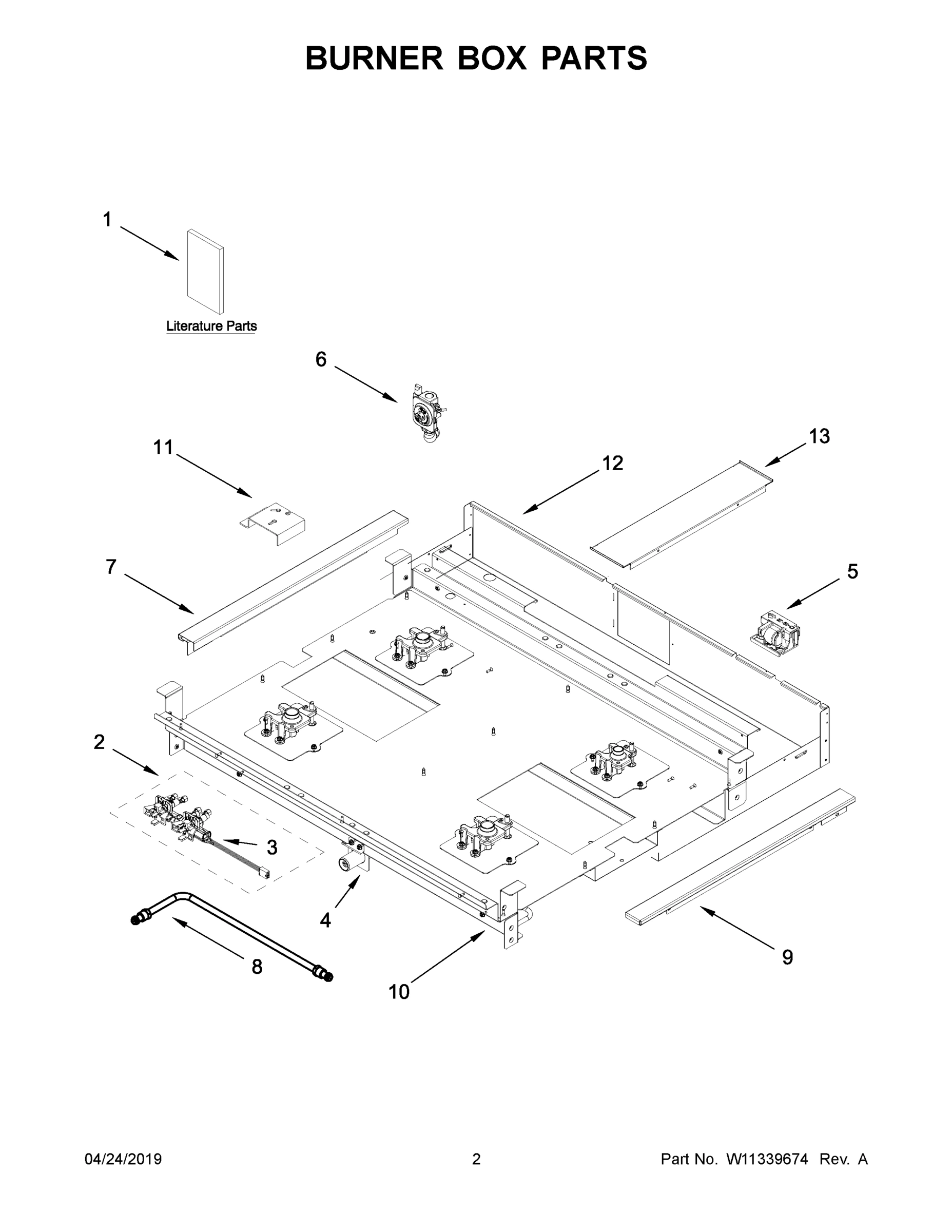 02 - BURNER BOX PARTS