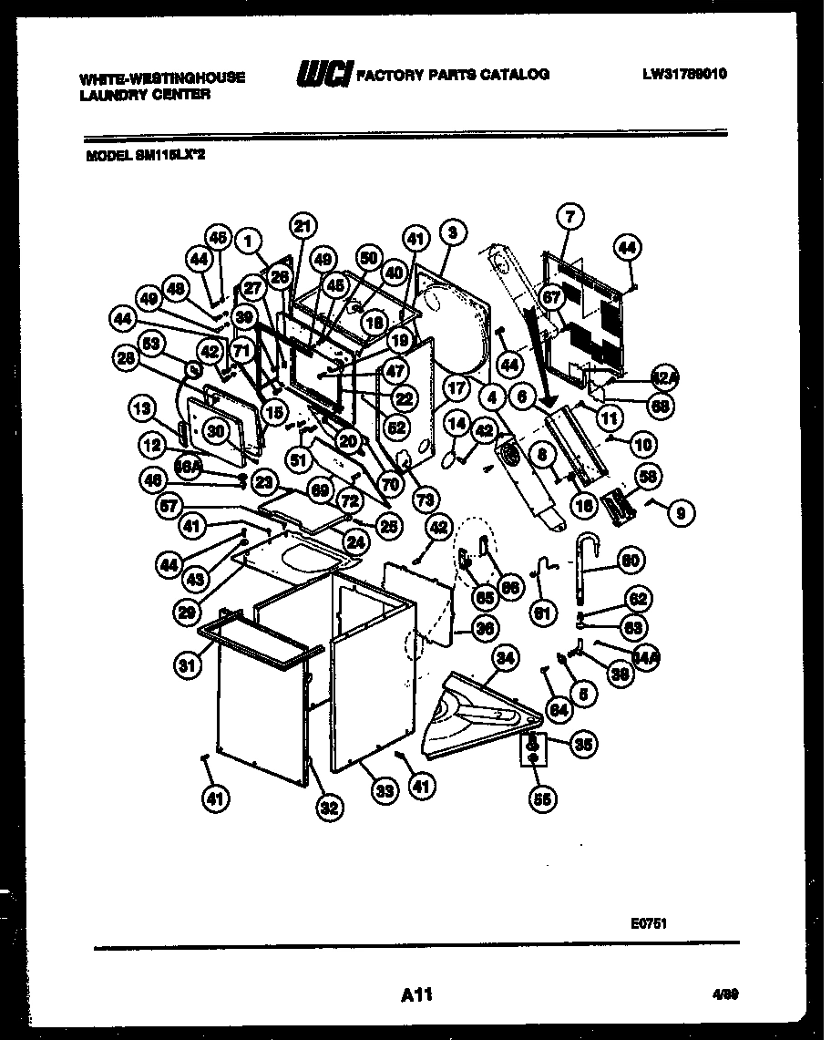 02 - CABINET PARTS AND HEATER