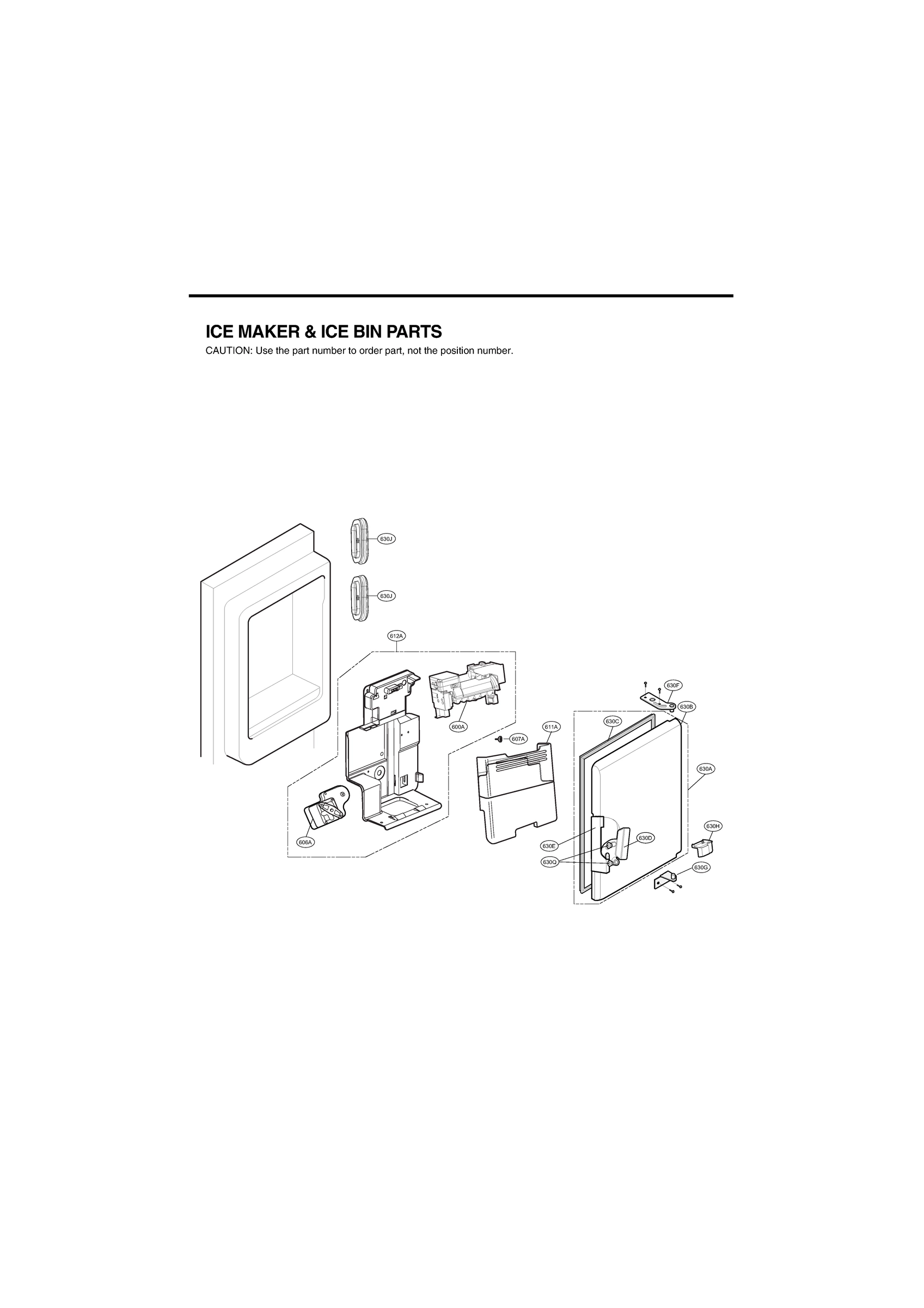 ICEMAKER & ICE BIN PARTS