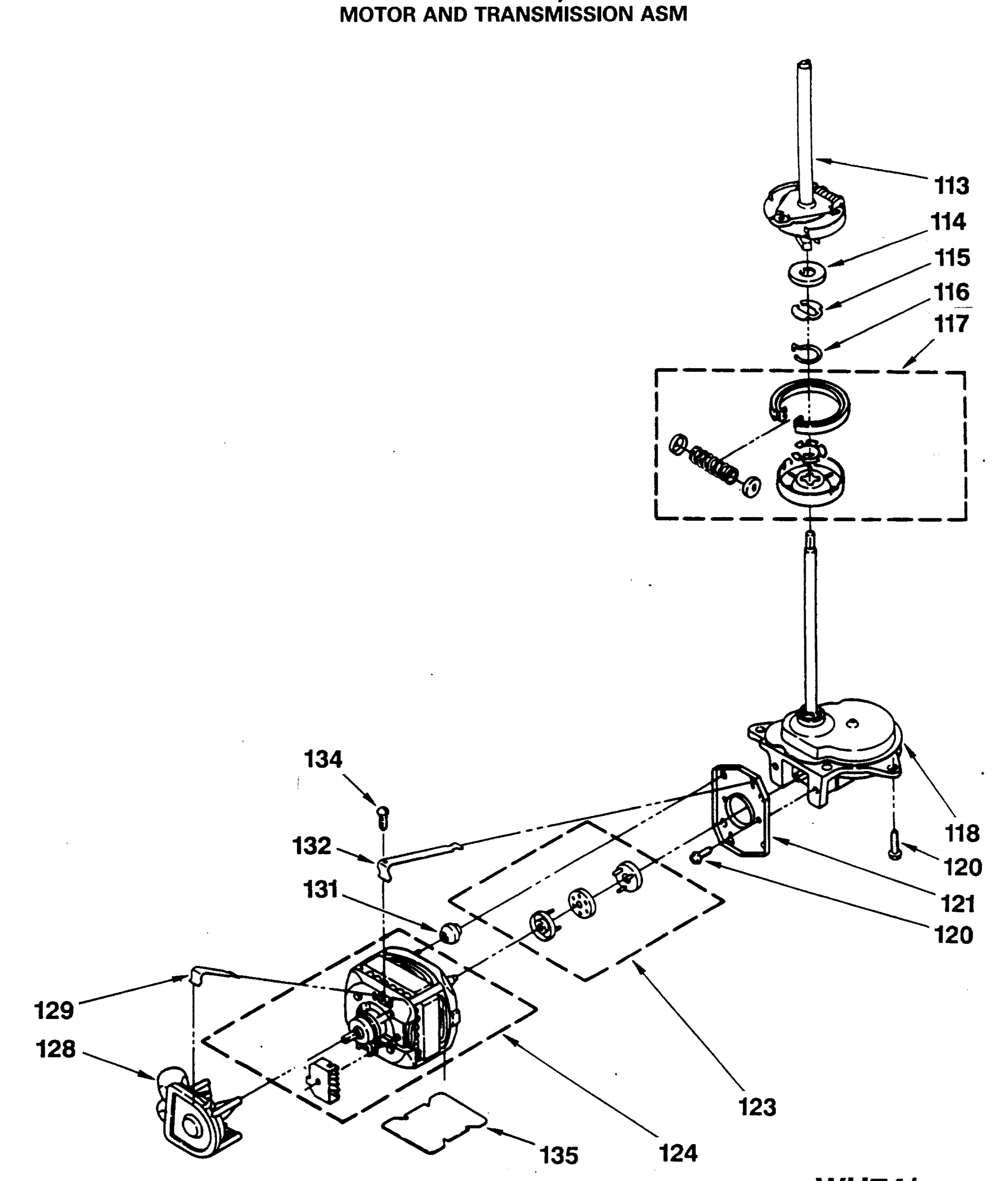 MOTOR AND TRANSMISSION ASM