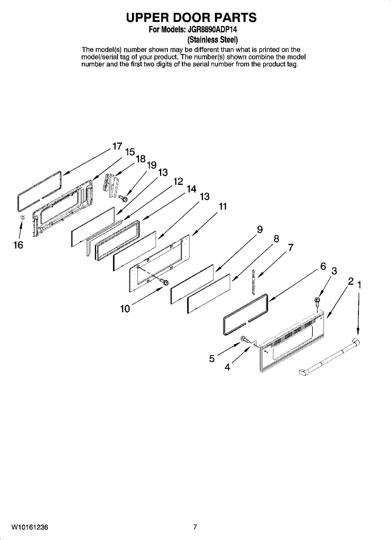 05 - UPPER DOOR PARTS