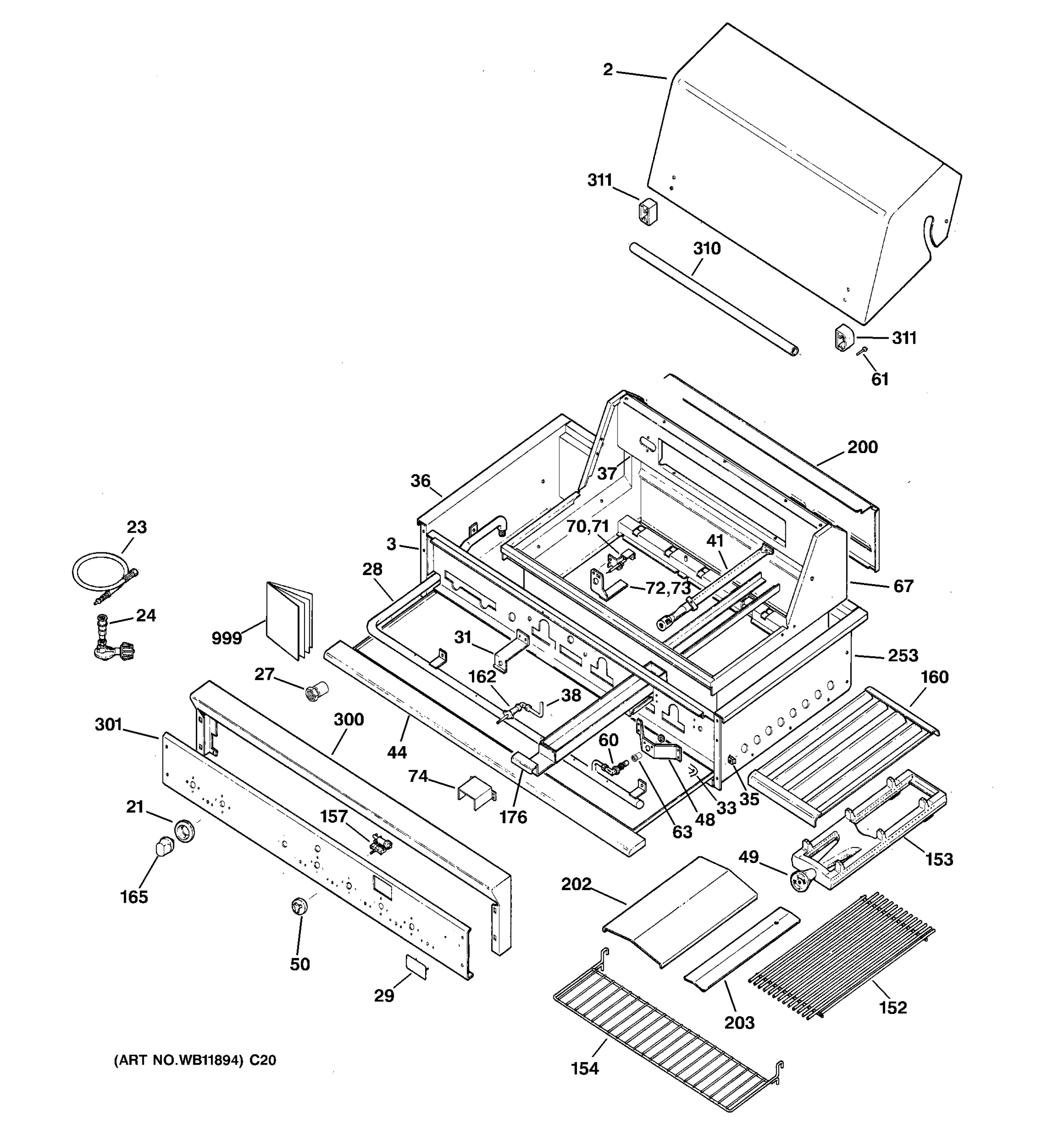 GAS GRILL PARTS