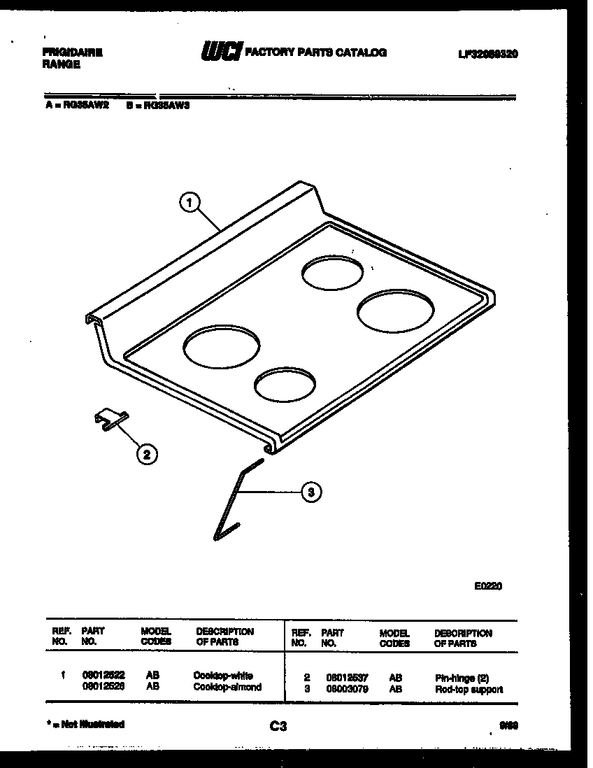 03 - COOKTOP PARTS